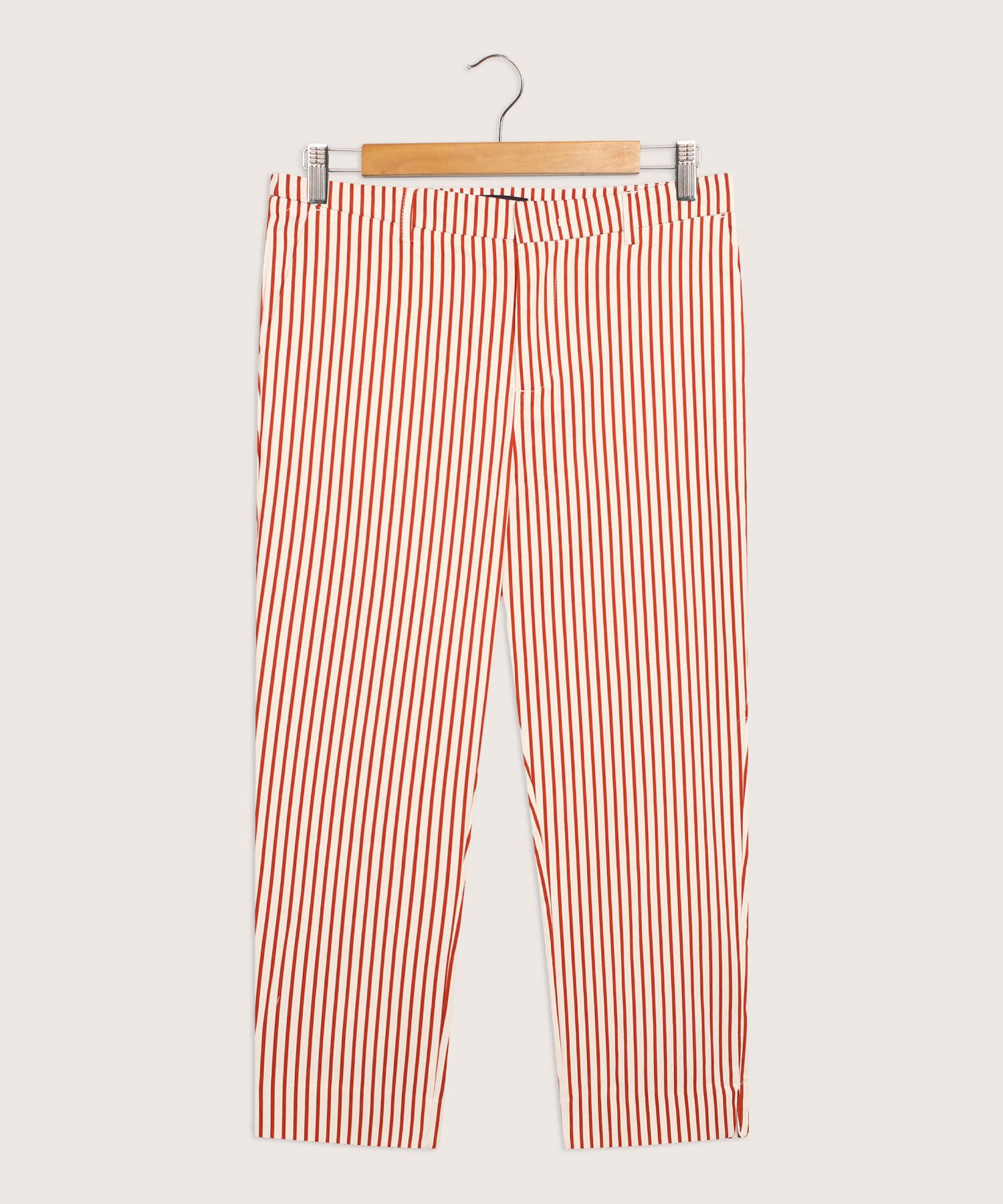 Pantalón Palma Edición Lino rojo granada para mujer, vista principal