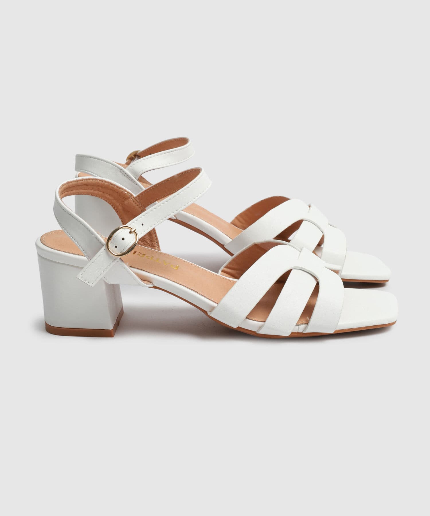 Sandalia Azahar Suave blanco para mujer, vista 2