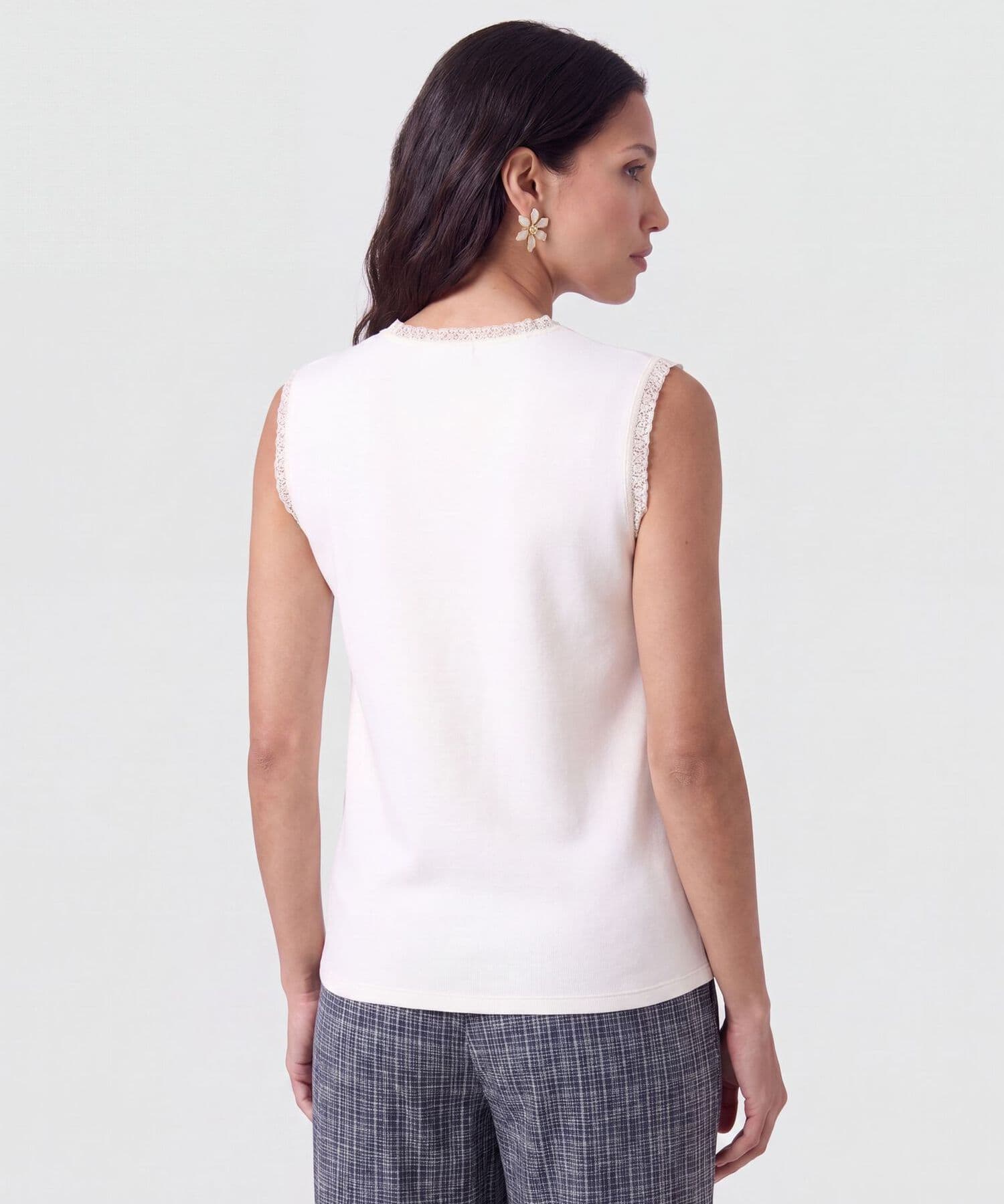 Camiseta Bahía Esencial blanco para mujer, vista 4