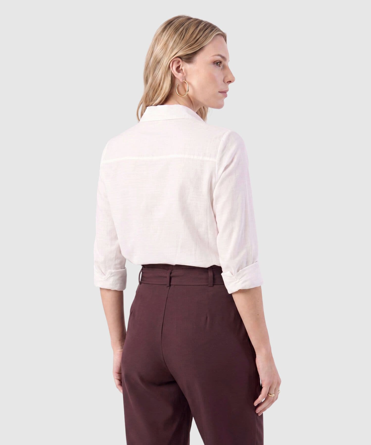 Camisa Niebla de Día blanco para mujer, vista 4