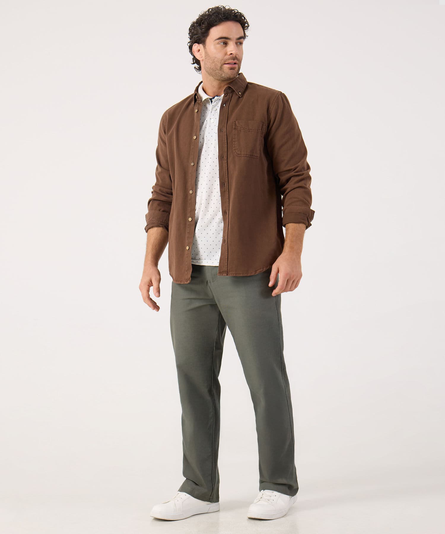 Polo Julieta de Noche blanco para hombre, vista 2