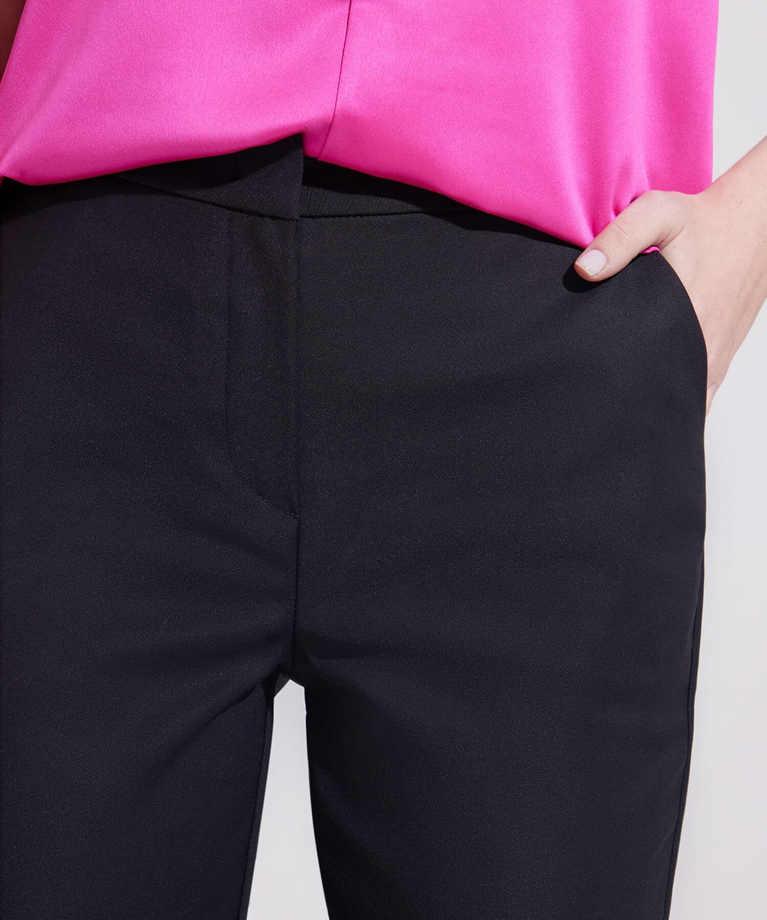 Pantalón Ámbar Contemporáneo negro para mujer, vista 3