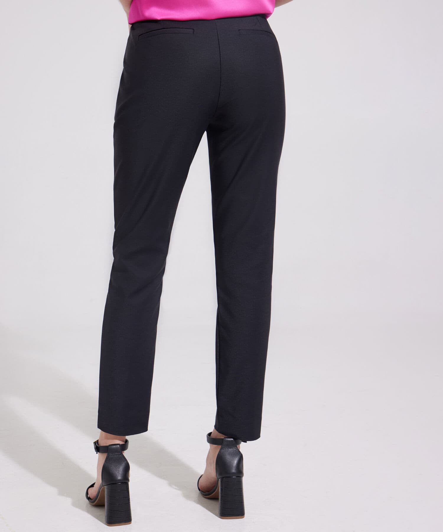 Pantalón Ámbar Contemporáneo negro para mujer, vista 4