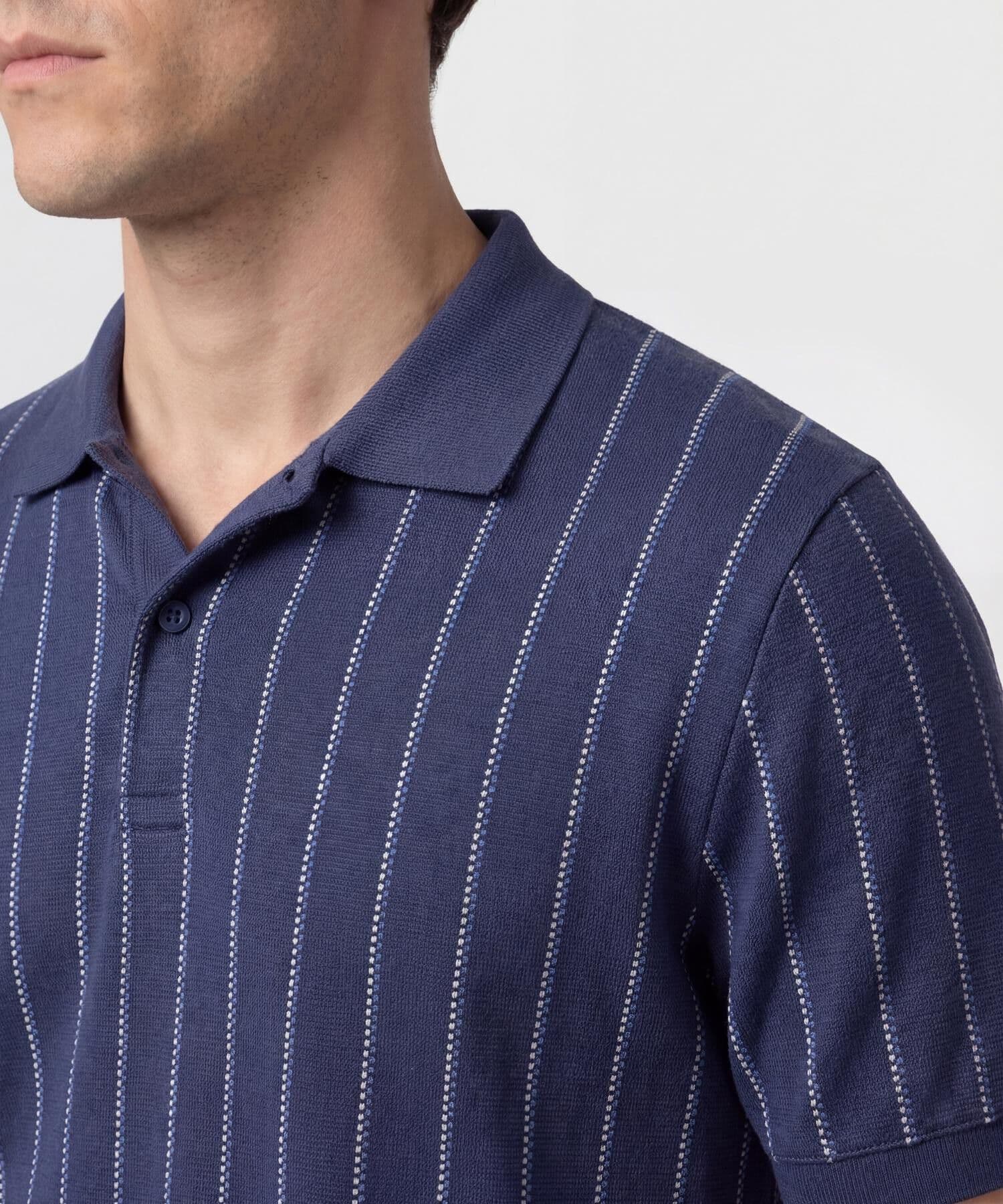 Polo Serena Contemporáneo azul marino para hombre, vista 4