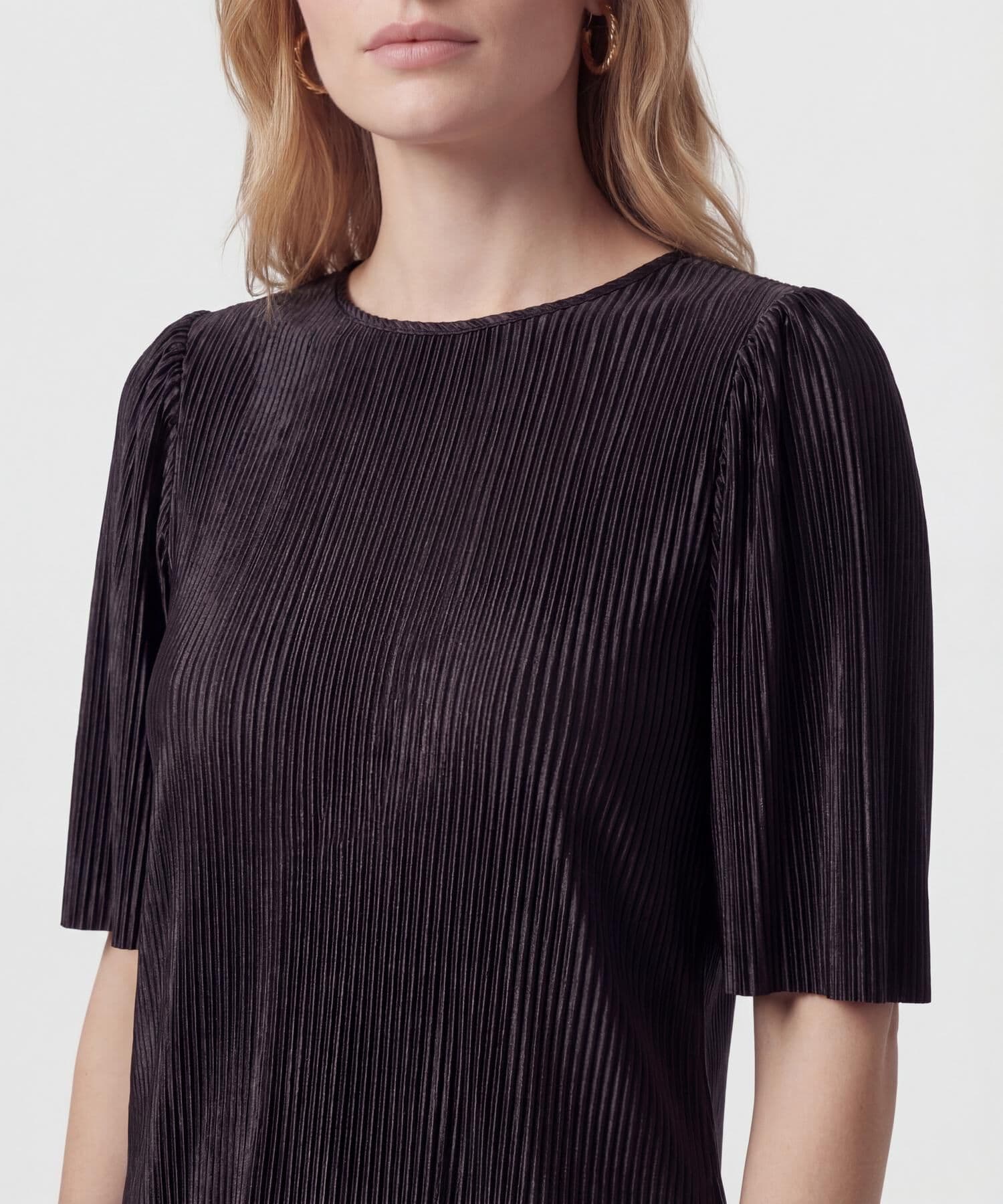 Camiseta Río Fluido negro para mujer, vista 3