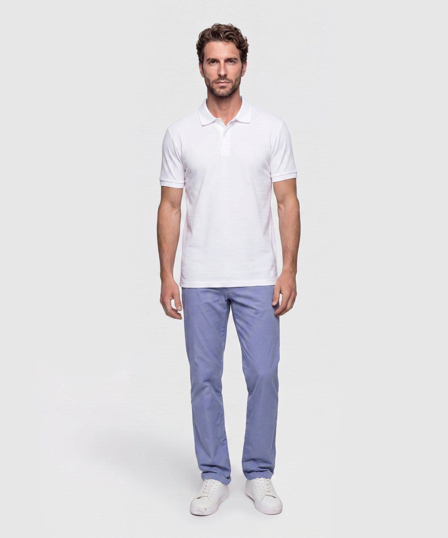 Polo Tierra Urbano blanco para hombre, vista 2