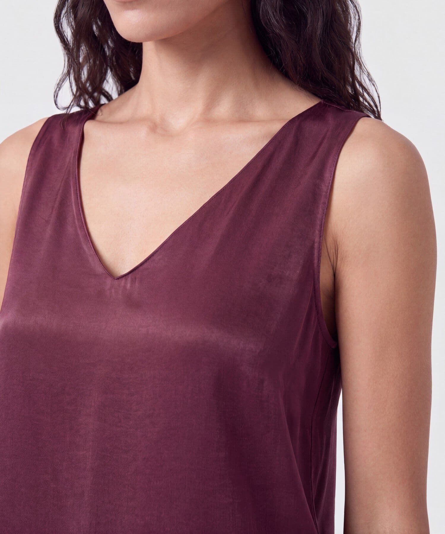 Blusa Encanto Urbano naranja para mujer, vista 3