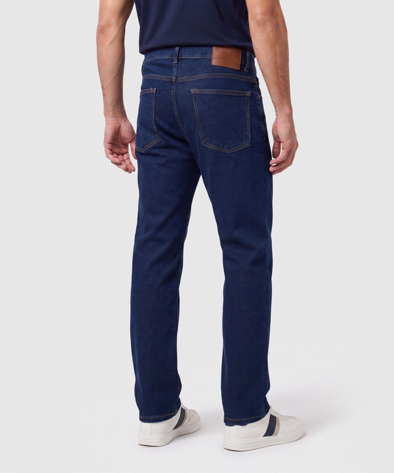 Jean Emilia Texturizado azul marino para hombre, vista 4
