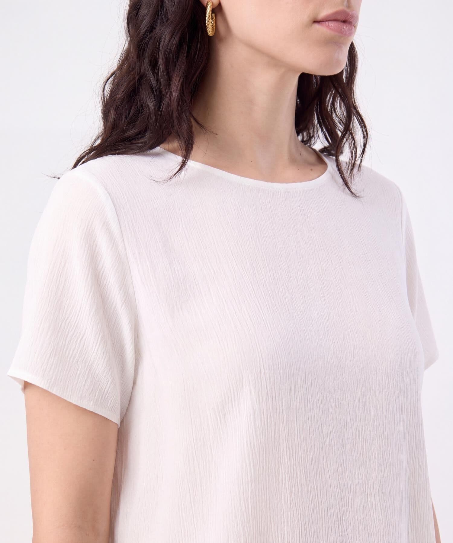 Blusa Oliva Clásico rosa empolvado para mujer, vista 3