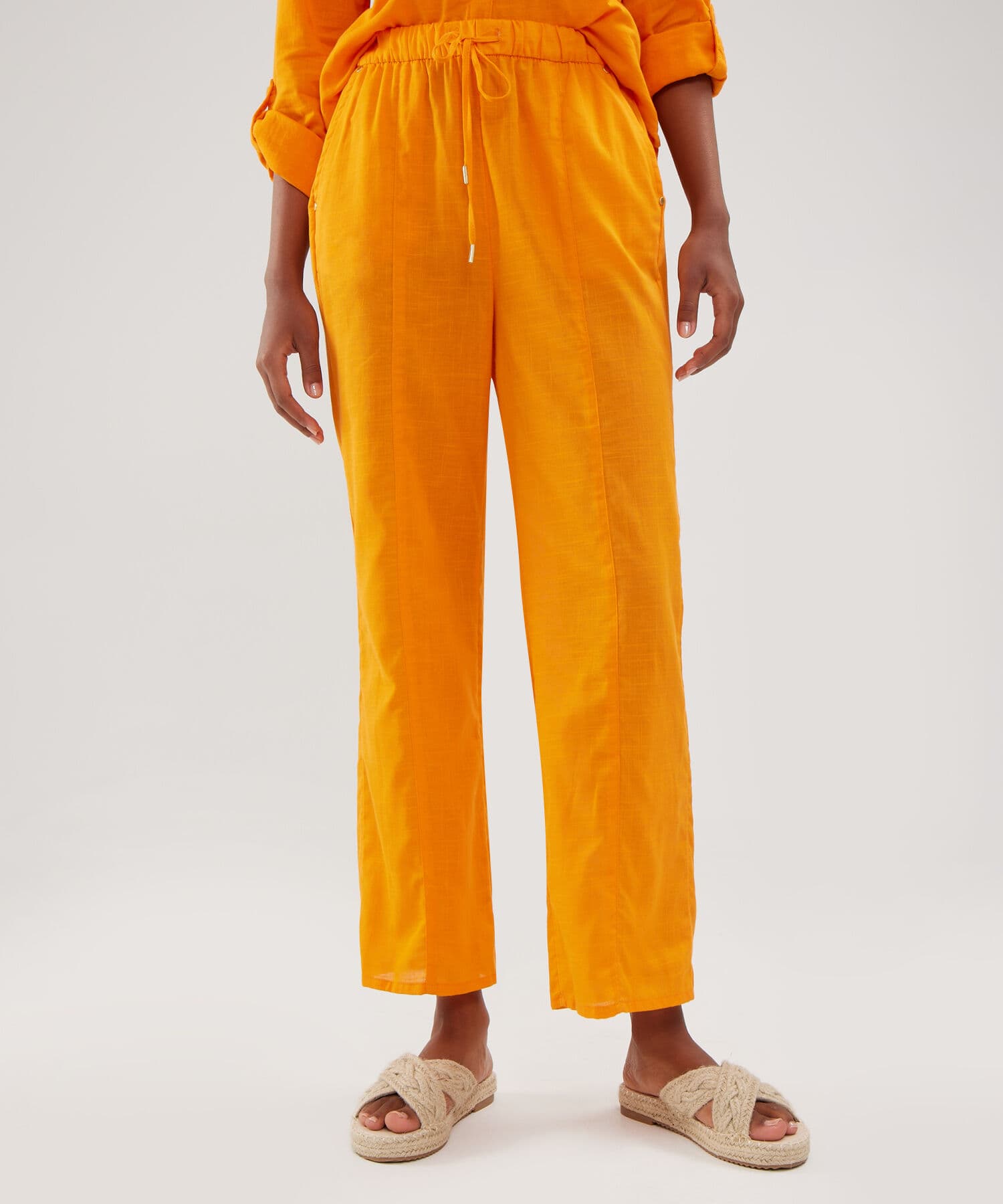 Botines Ámbar de Noche naranja para mujer, vista principal