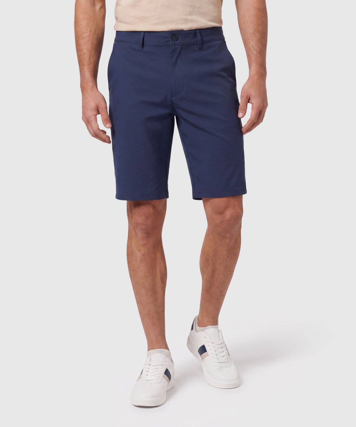 Bermuda Violeta Edición Lino azul marino para hombre, vista principal
