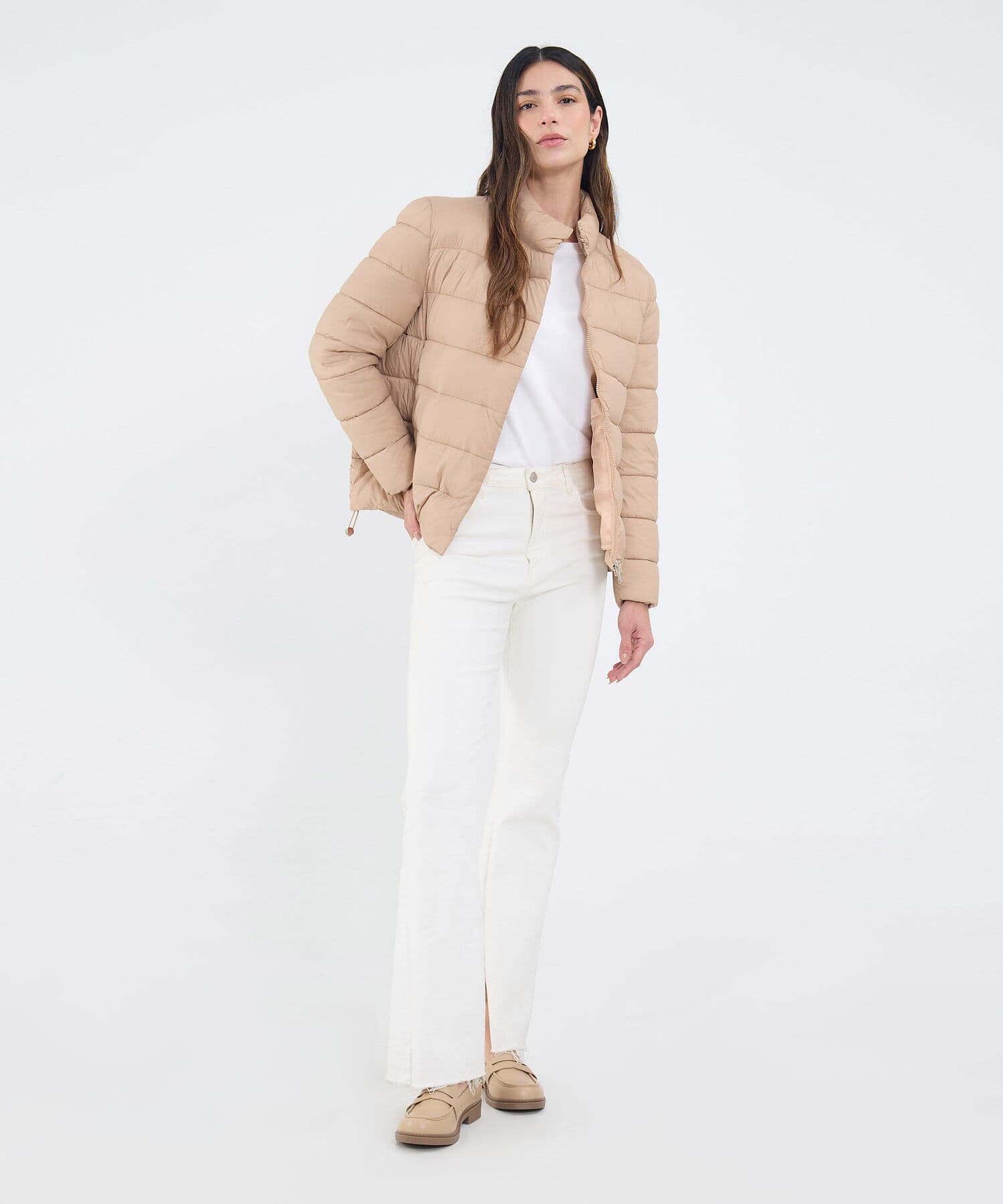 Chaqueta Brisa Contemporáneo café para mujer, vista 2