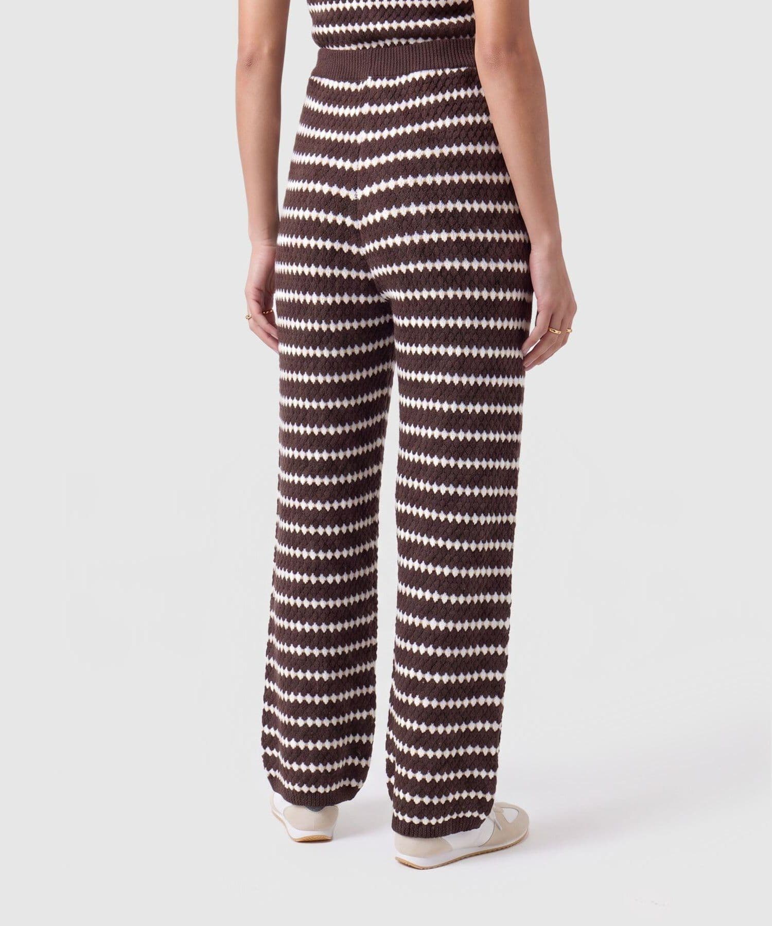 Pantalón Candelaria Relajado café para mujer, vista 4