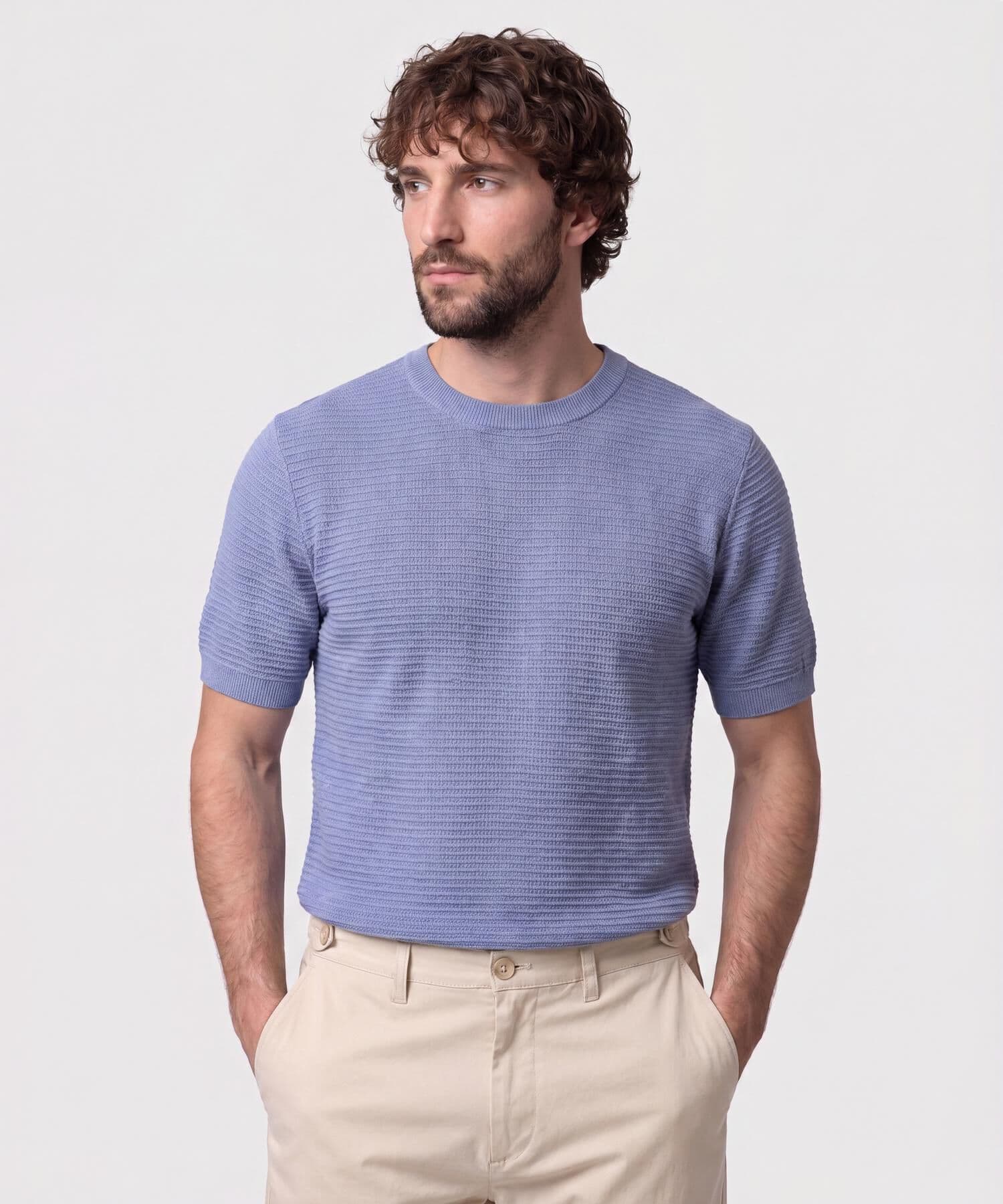 Camiseta Ámbar Edición Índigo azul marino para hombre, vista principal
