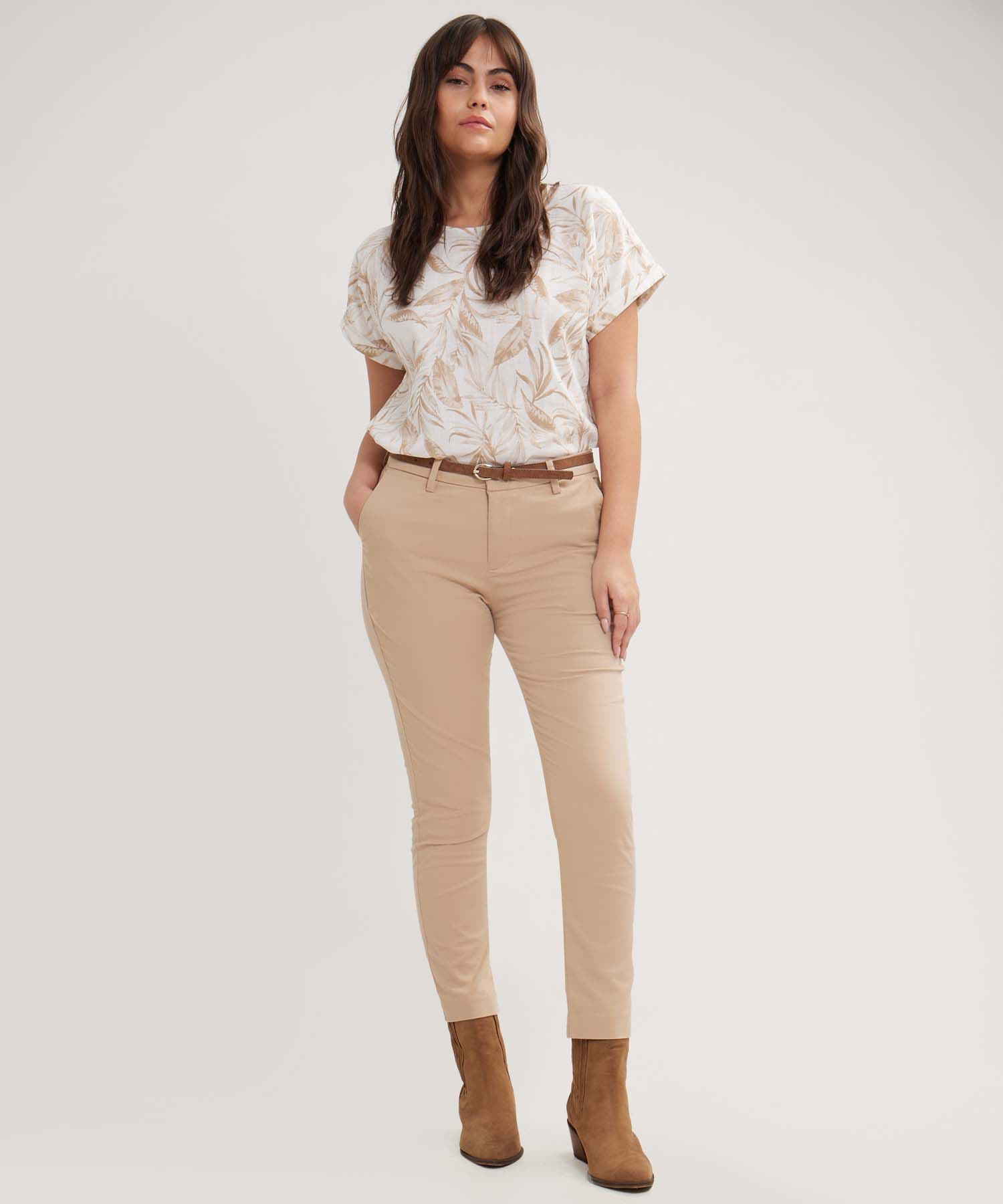Pantalón Serena de Noche café para mujer, vista 2