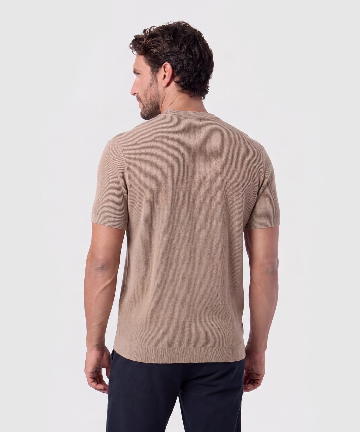 Camiseta Laguna Contemporáneo arena para hombre, vista 5