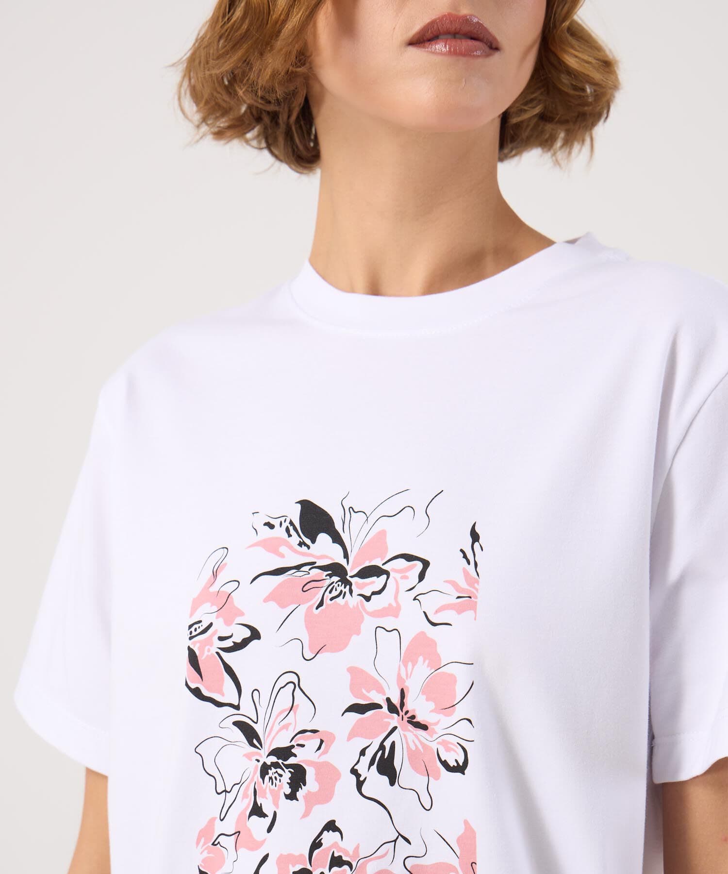 Camiseta Azahar Esencial blanco para mujer, vista 3