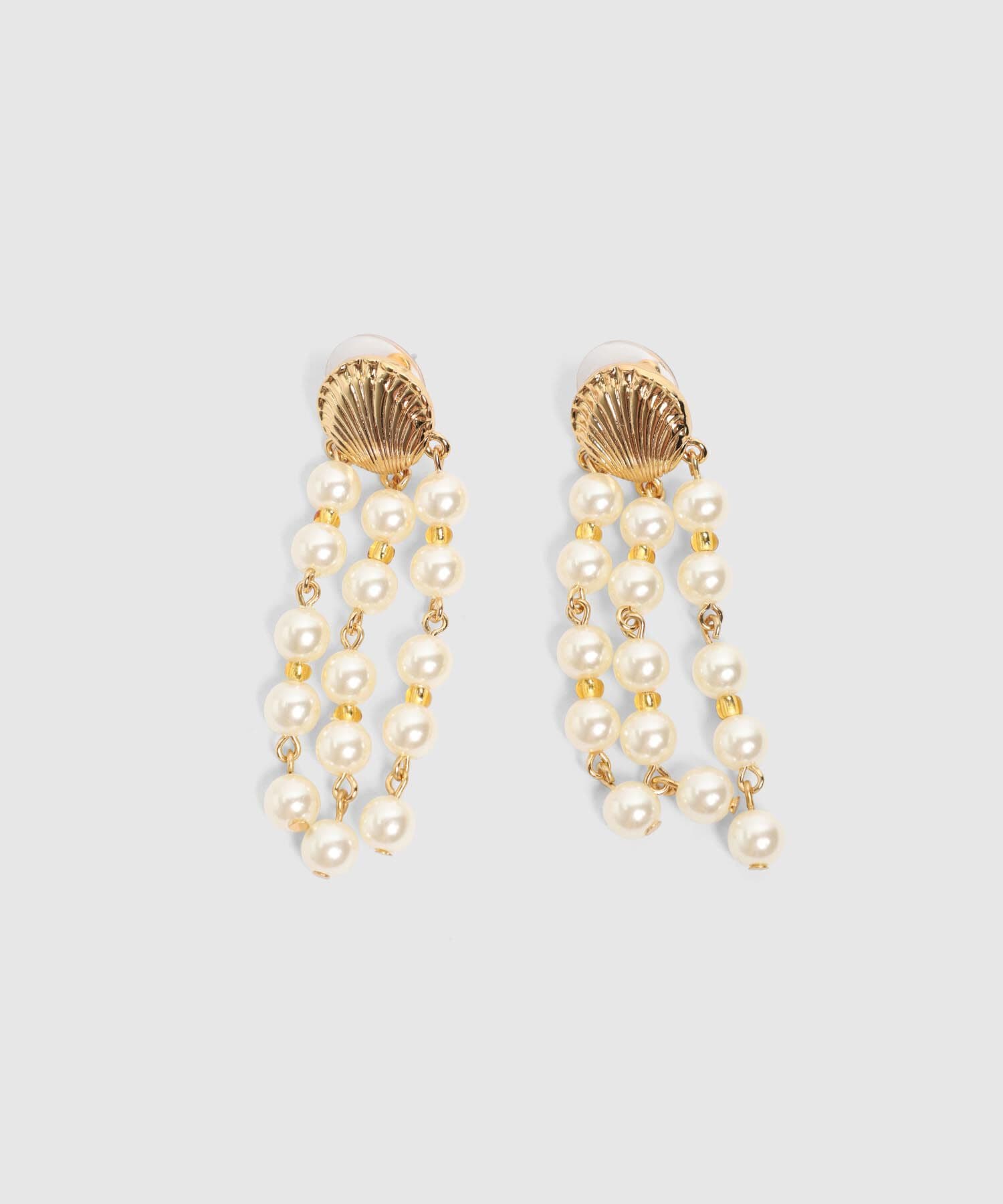 Aretes Guayacán Ligero dorado para mujer, vista principal