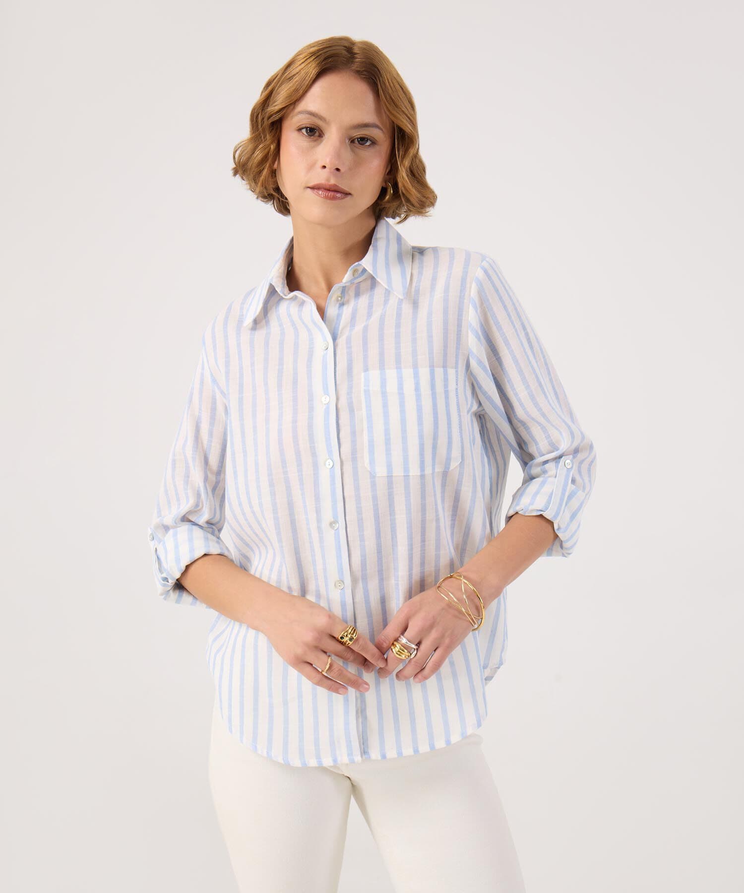Camisa Marea Ligero azul marino para mujer, vista principal