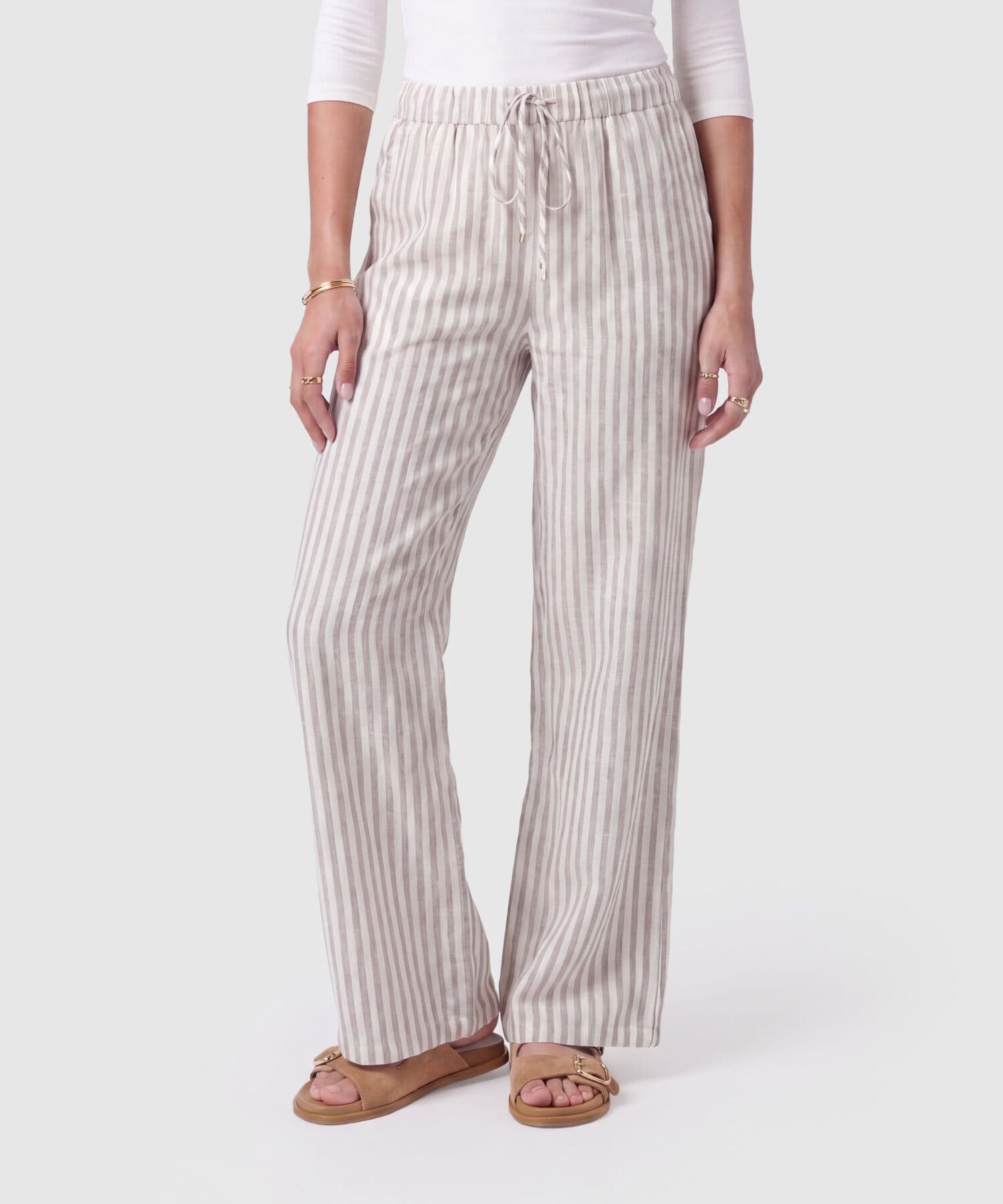 Pantalón Oliva Suave café para mujer, vista principal