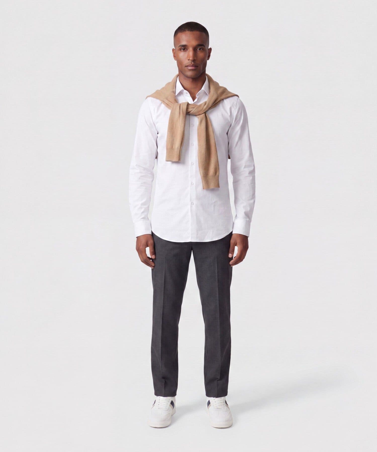 Camisa Flora de Viaje blanco para hombre, vista 2