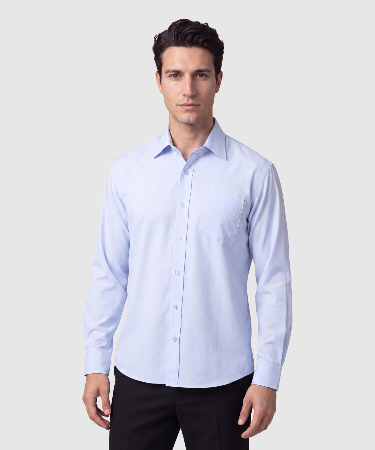 Camisa Valle de Ciudad azul marino para hombre, vista principal