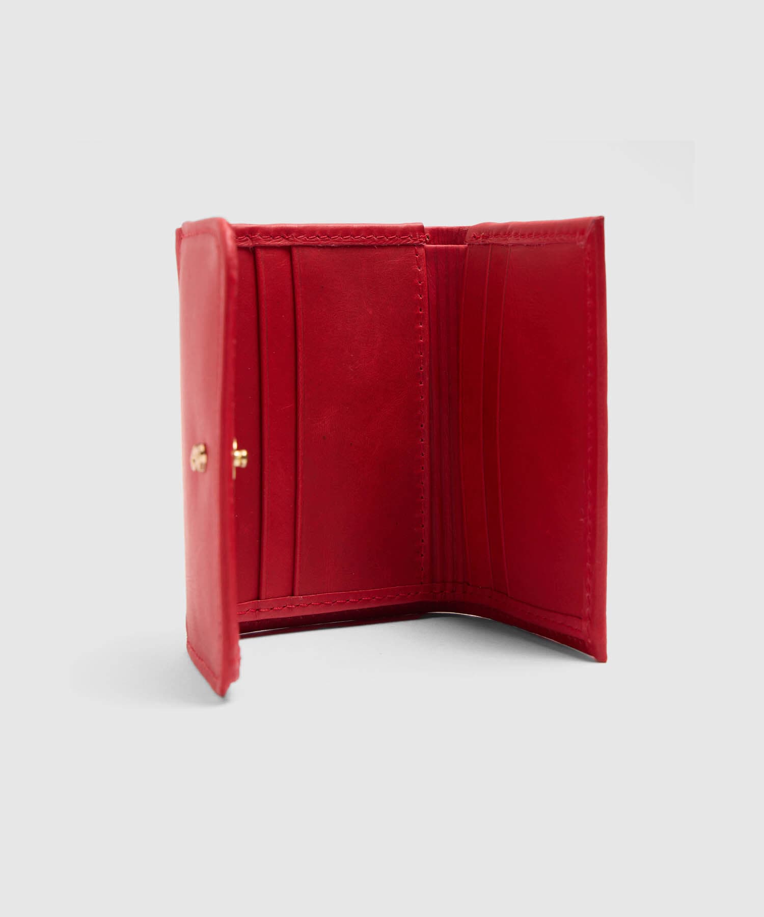 Billetera Orquídea de Viaje rojo granada para mujer, vista 2