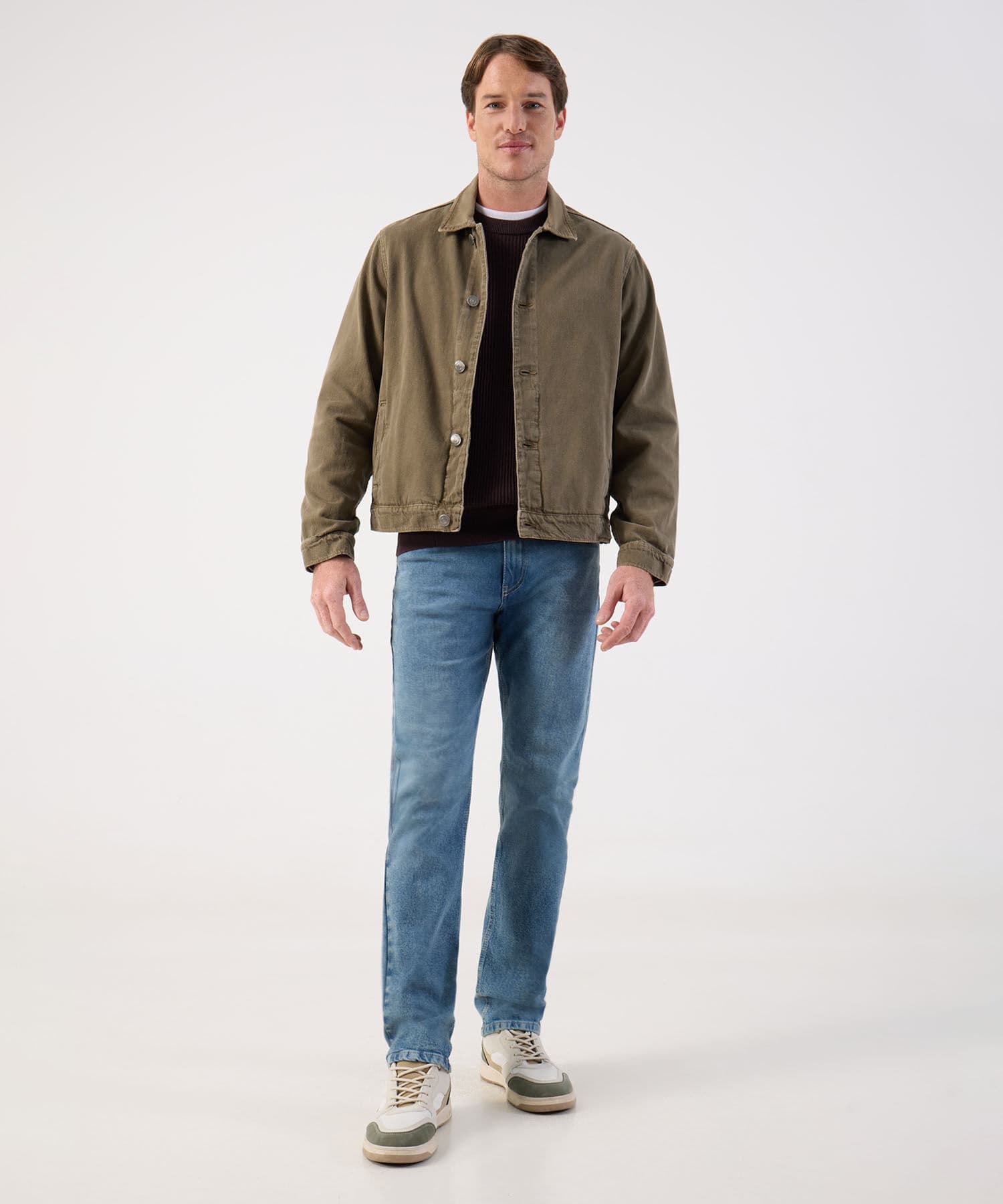 Jean Salina Natural azul marino para hombre, vista 2
