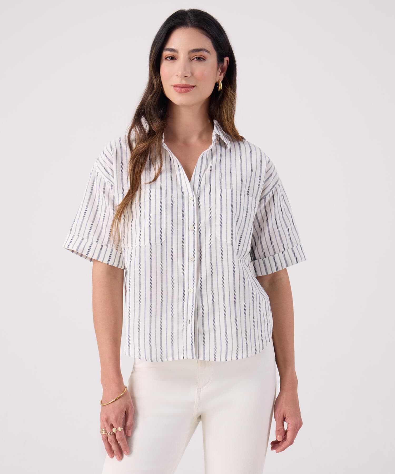 Camisa Granada Urbano blanco para mujer, vista principal