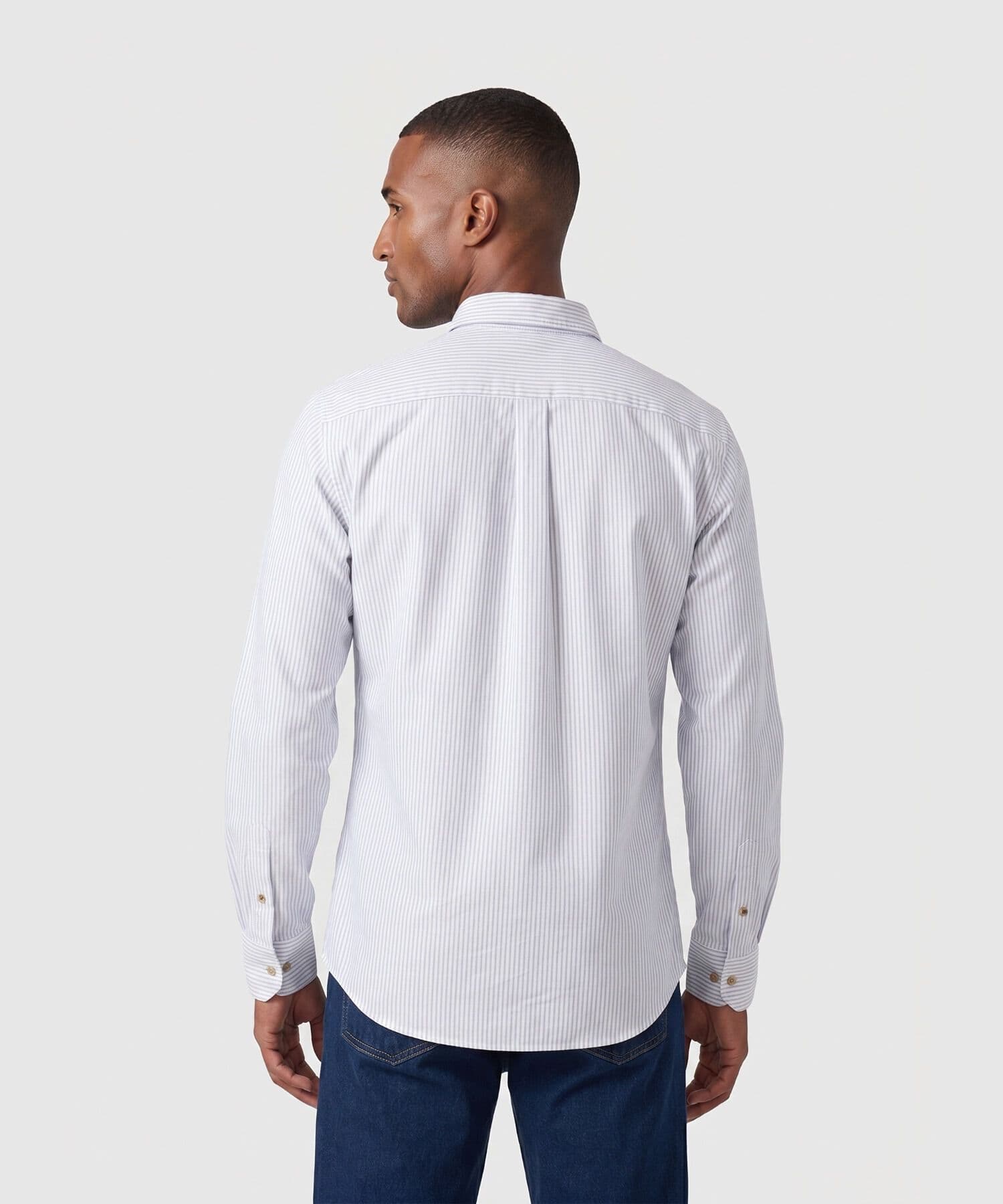 Camisa Sabana de Viaje azul marino para hombre, vista 4