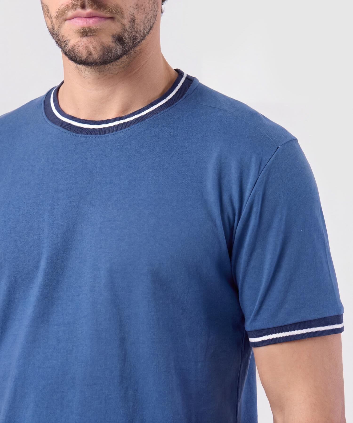 Camiseta Marea Fluido azul marino para hombre, vista 3