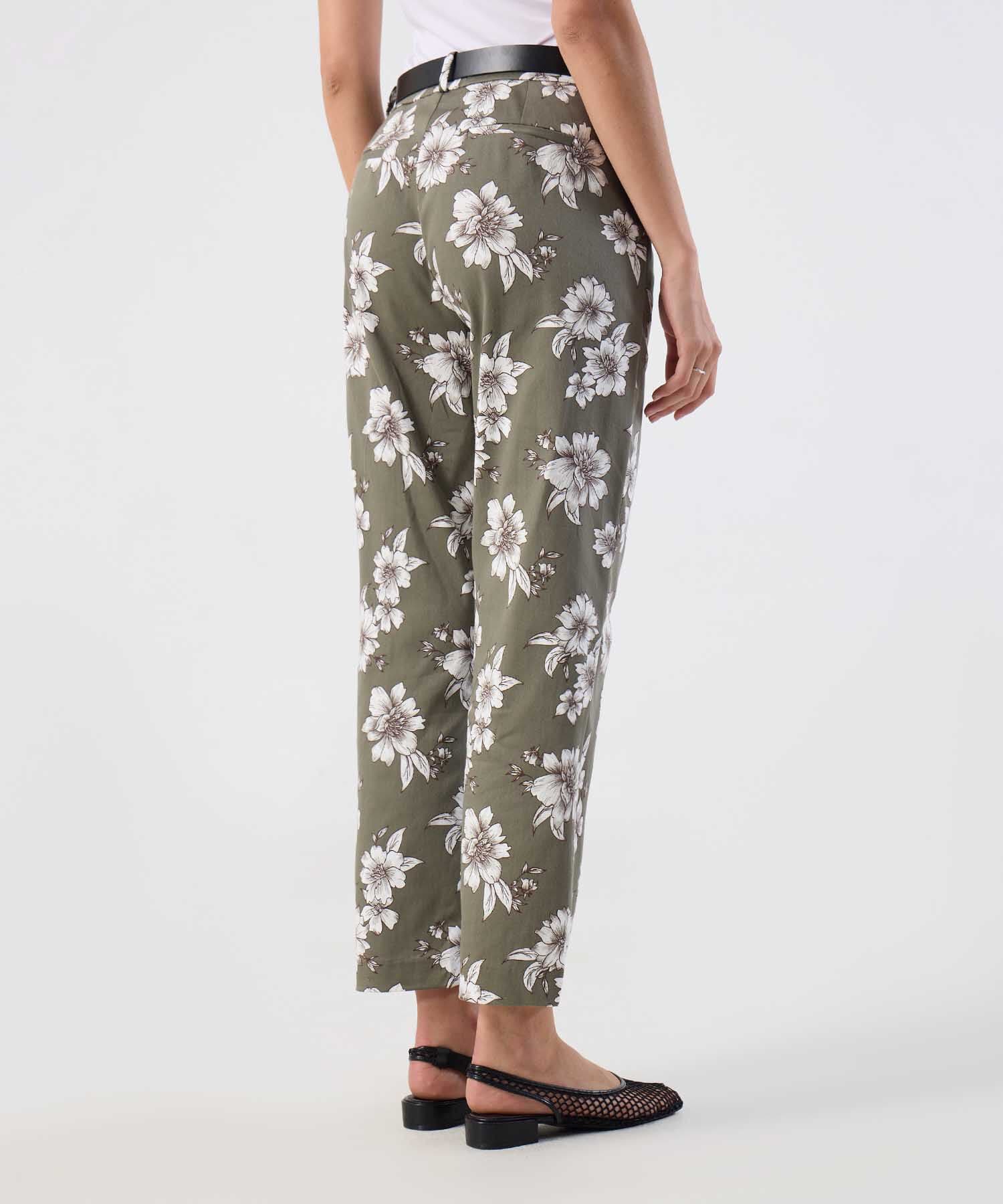 Pantalón Orquídea Ligero verde oliva para mujer, vista 4