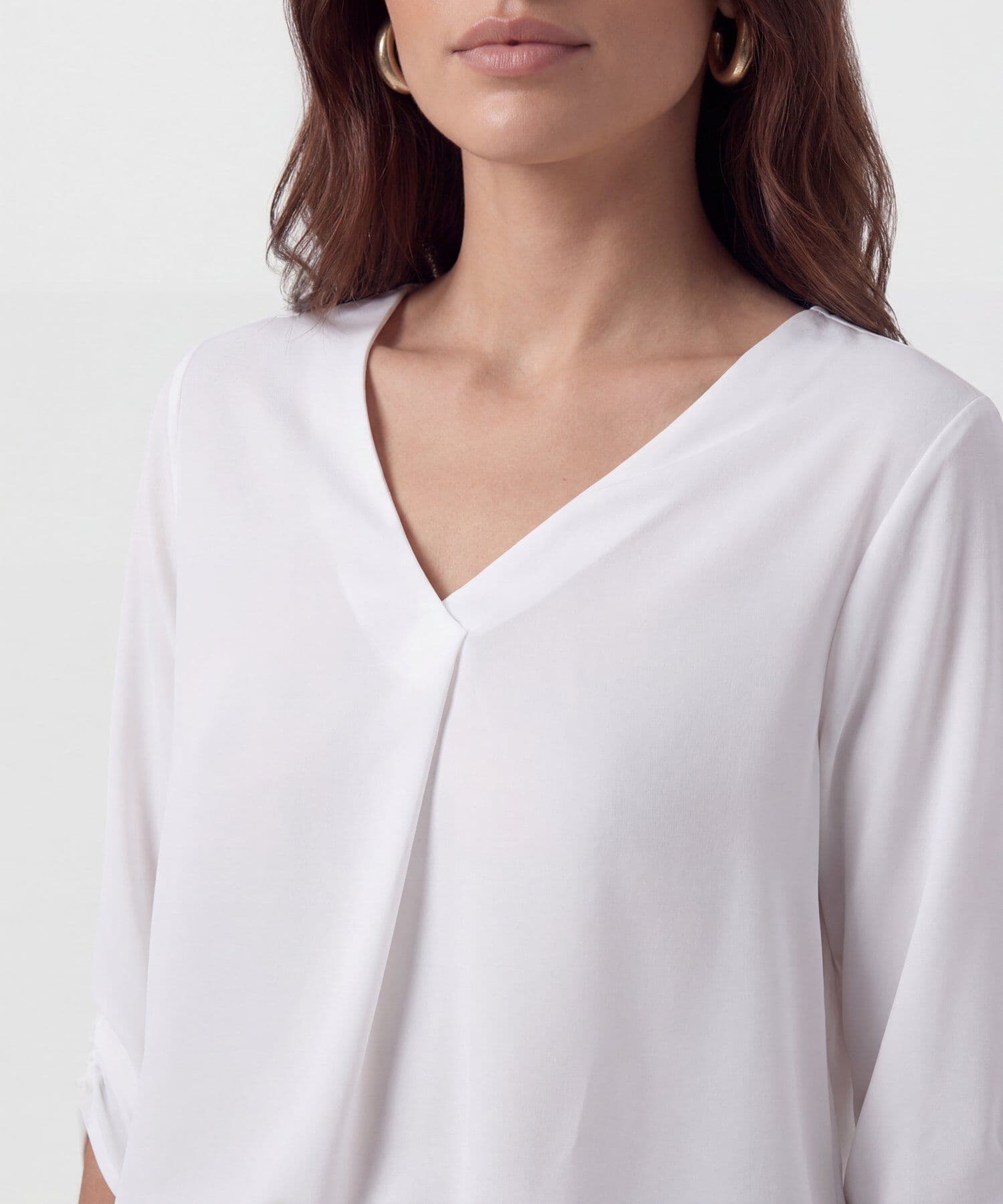 Blusa Siena Ligero blanco para mujer, vista 3