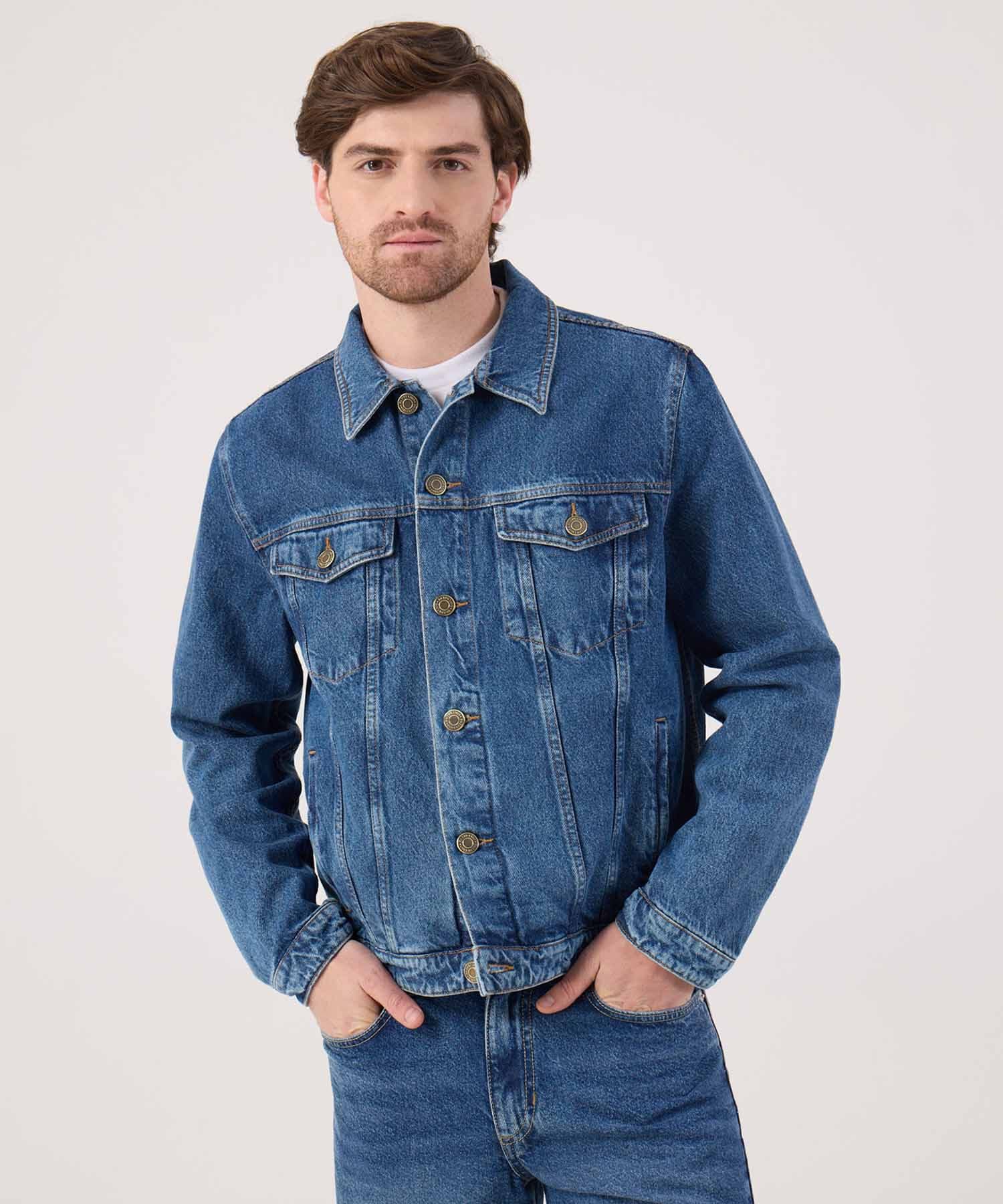 Chaqueta Granada Contemporáneo azul marino para hombre, vista principal