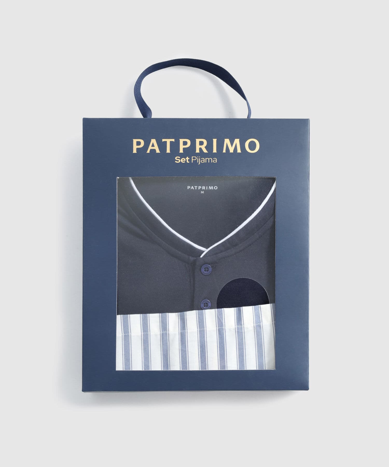 Pijama Siena de Viaje azul marino para hombre, vista 2