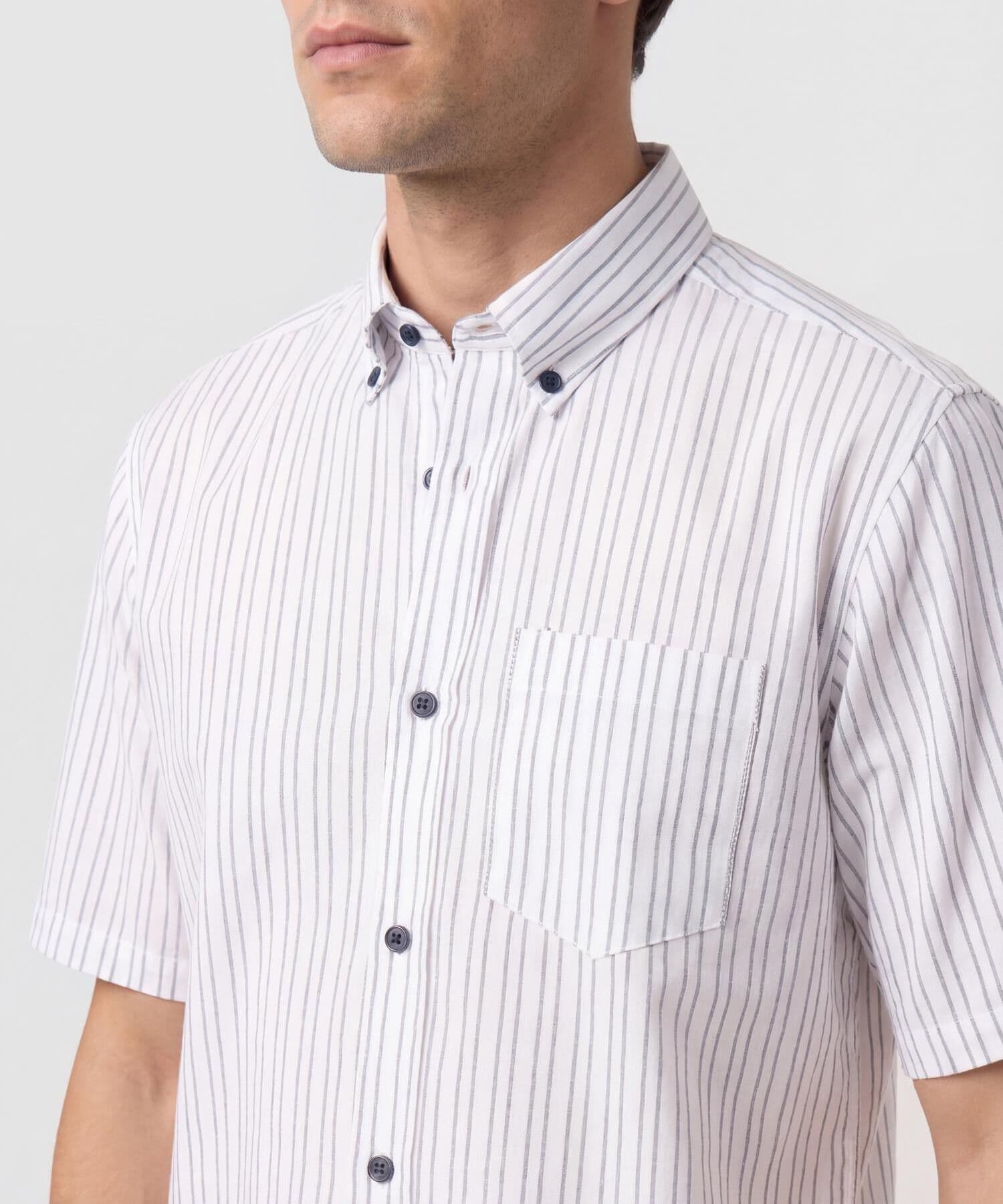 Camisa Cobalto Ligero azul marino para hombre, vista 4