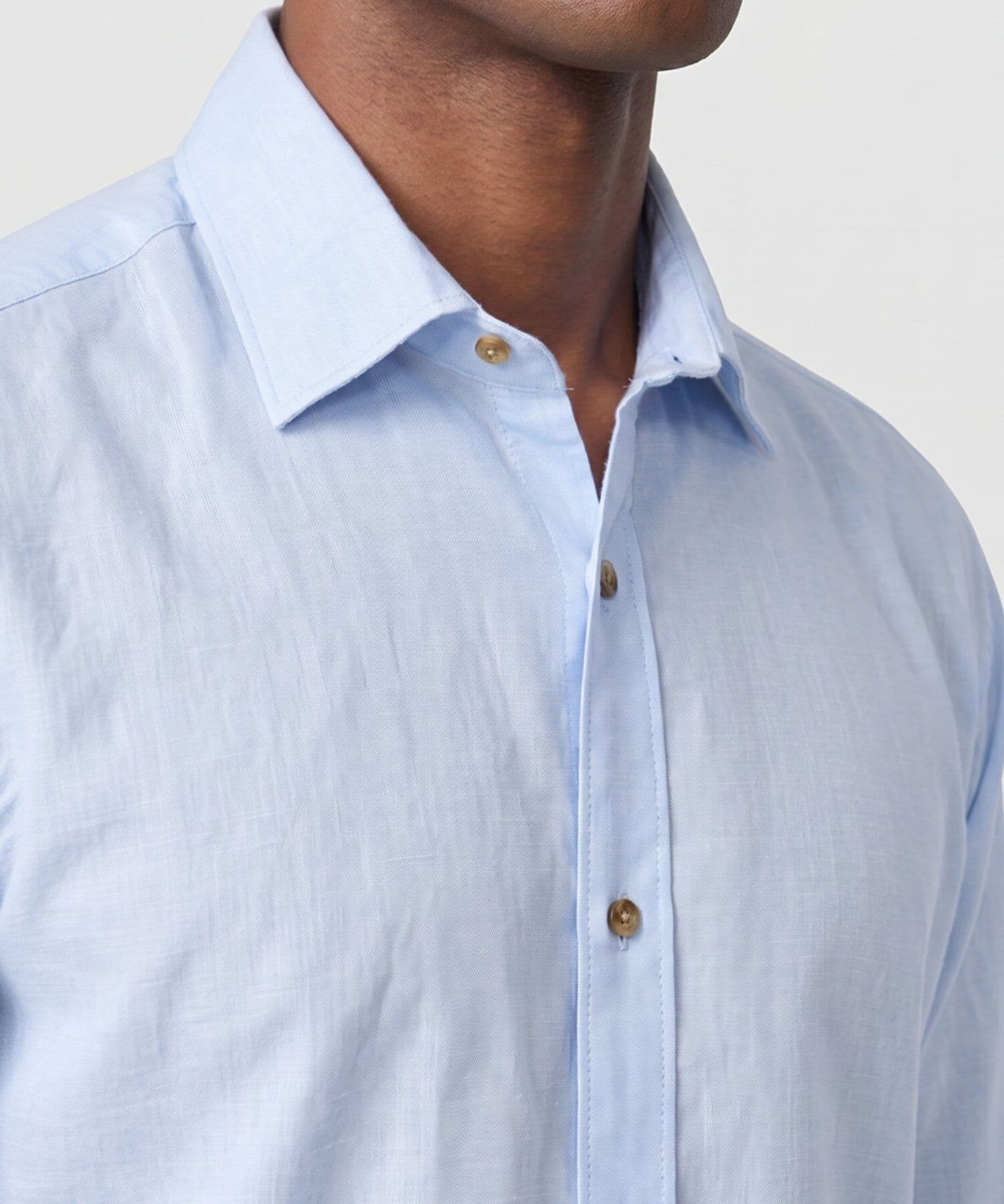 Camisa Niebla Sastre azul marino para hombre, vista 3