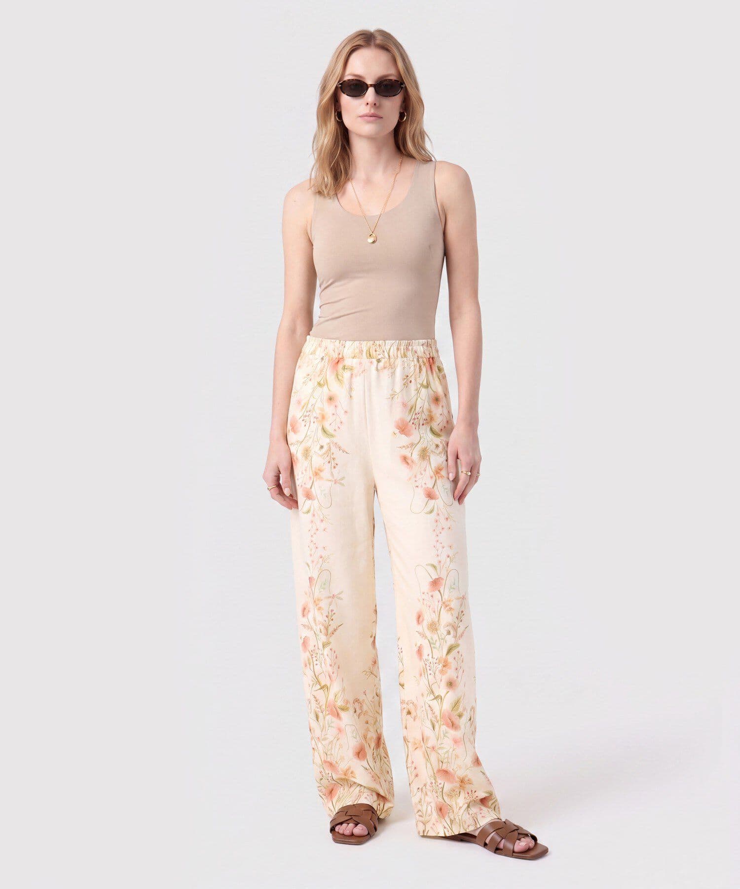Pantalón Valle Minimalista azul índigo para mujer, vista 2