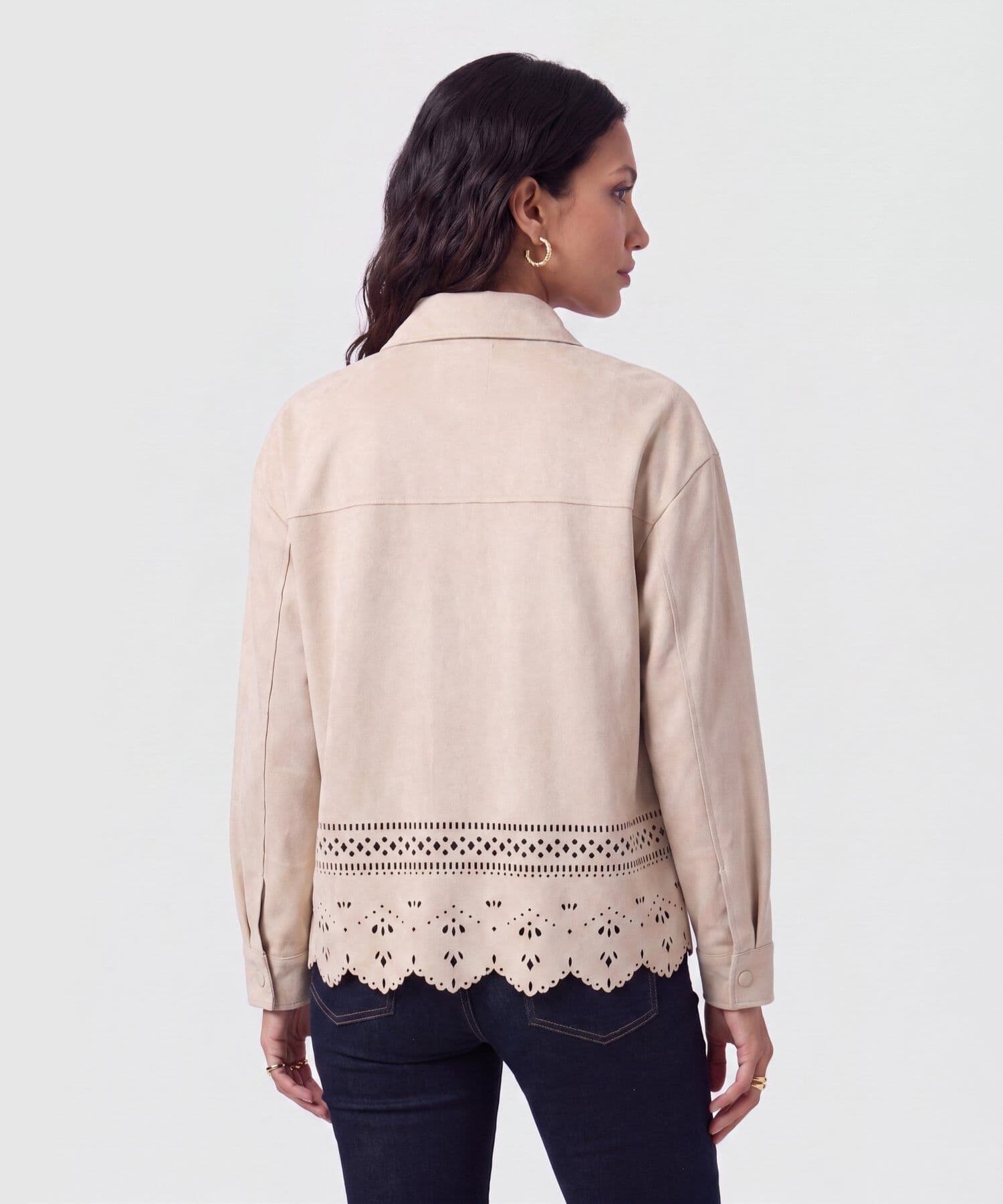 Chaqueta Carmín de Día arena para mujer, vista 4