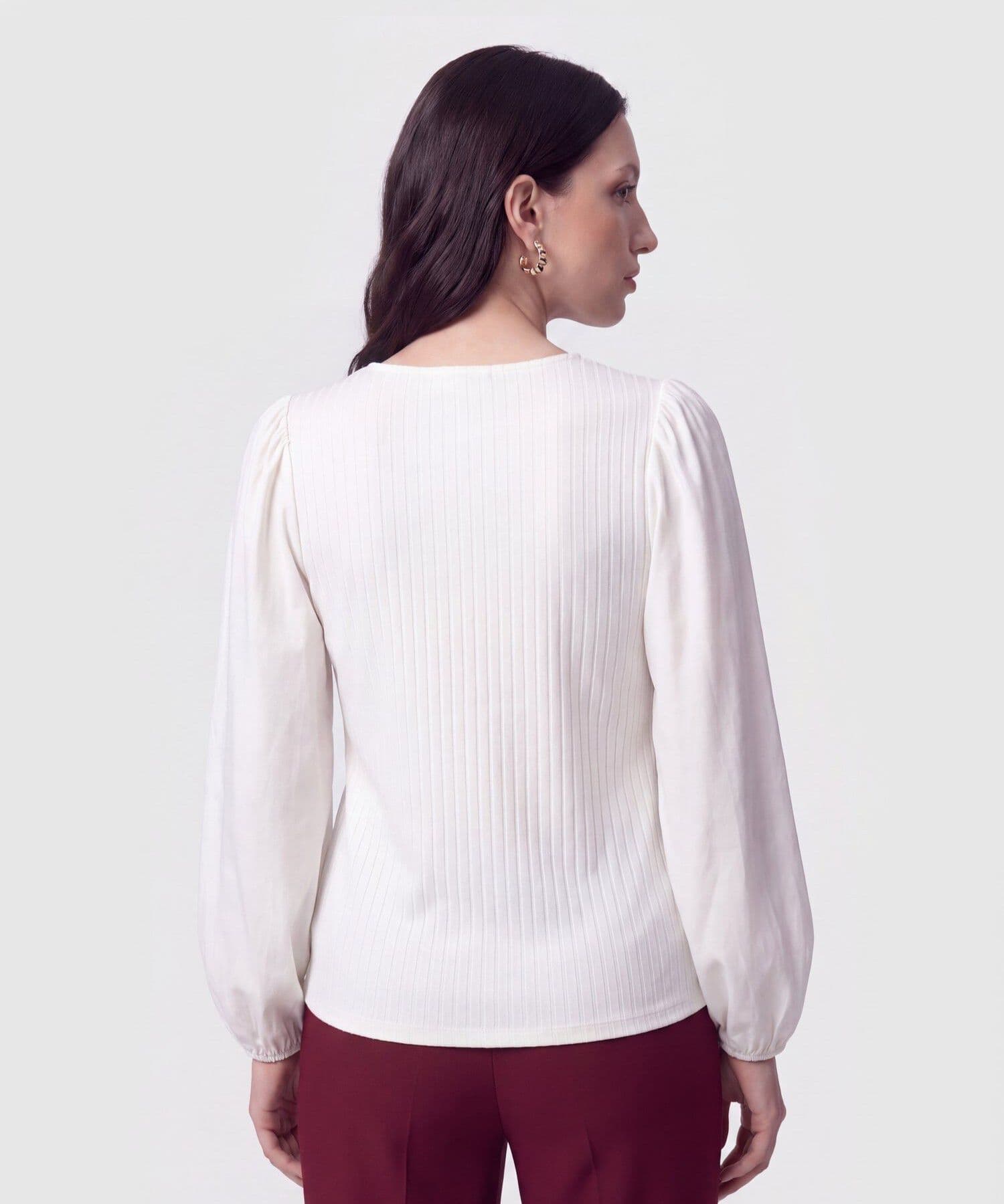 Camiseta Coral Ligero blanco para mujer, vista 4