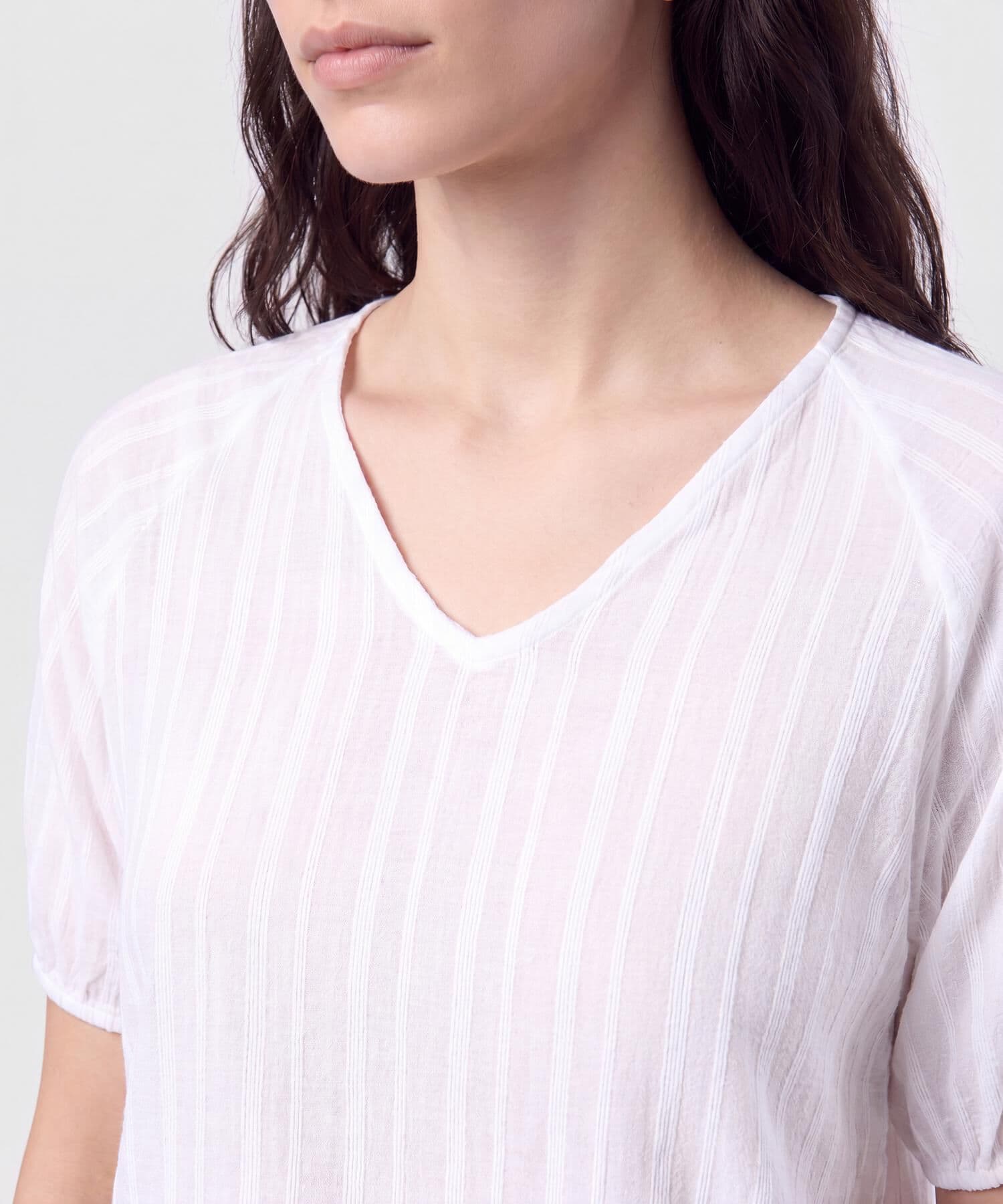 Blusa Marfil de Viaje blanco para mujer, vista 3