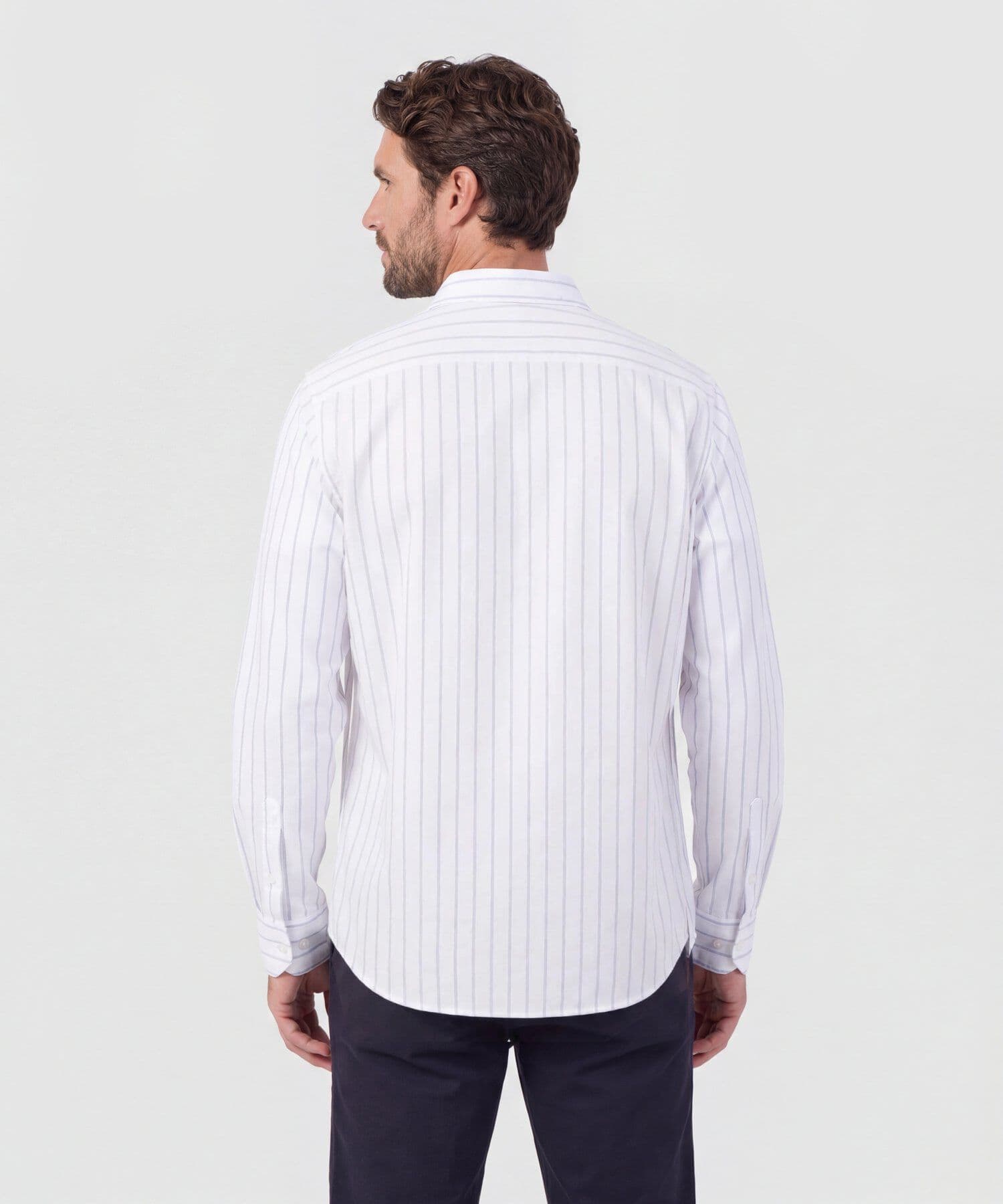 Camisa Granada Edición Lino blanco para hombre, vista 4