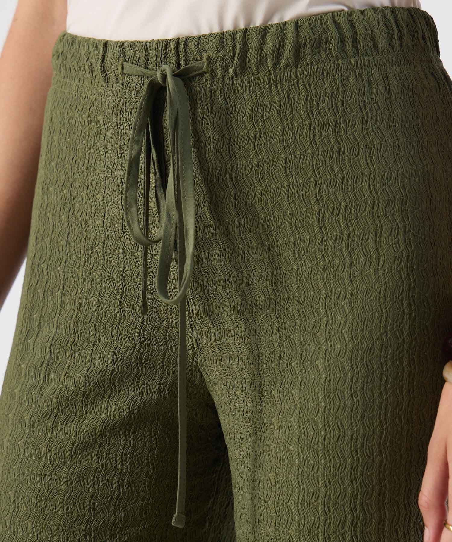 Pantalón Laguna Sastre verde oliva para mujer, vista 3
