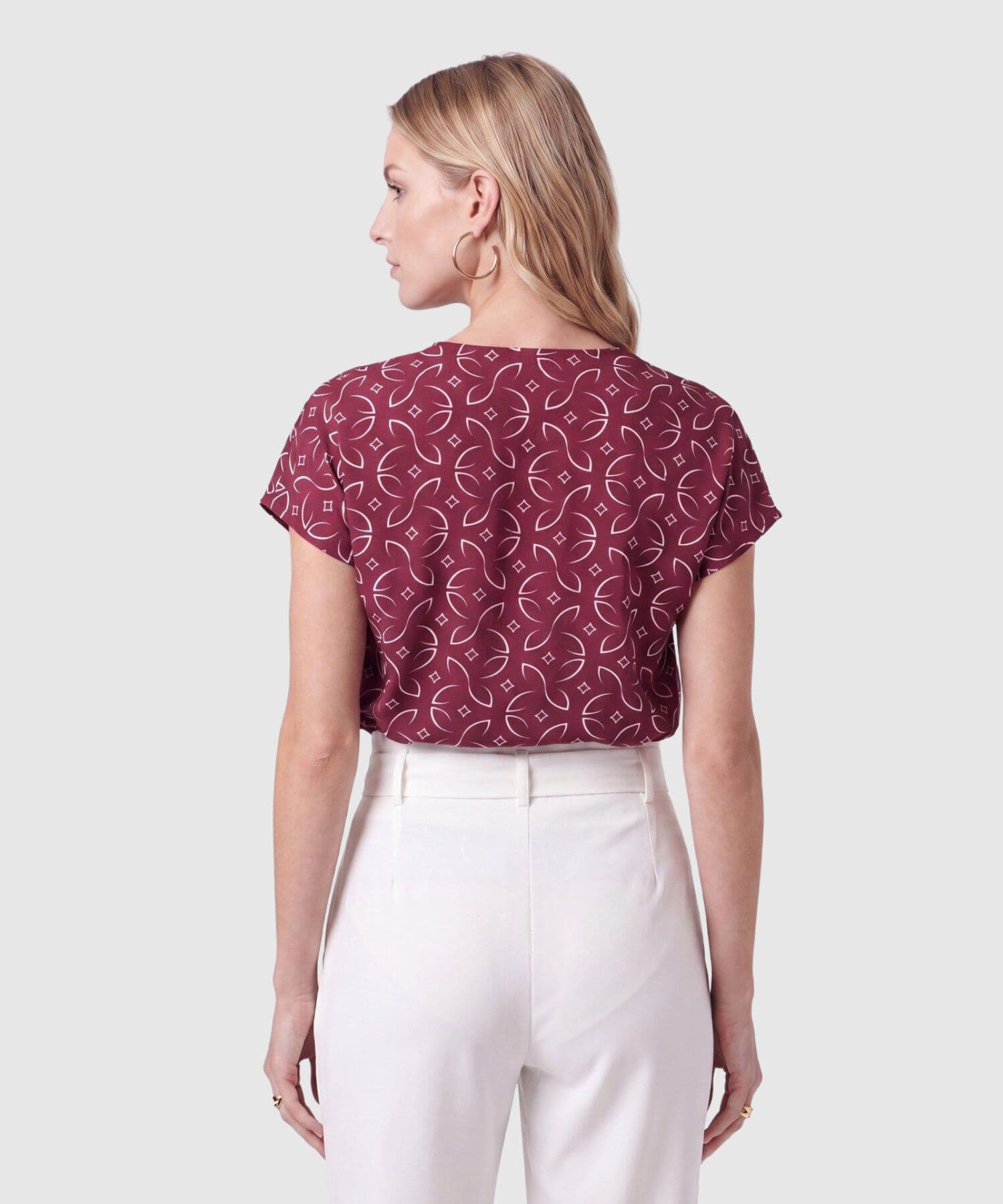 Camiseta Jacaranda Fluido verde botella para mujer, vista 4