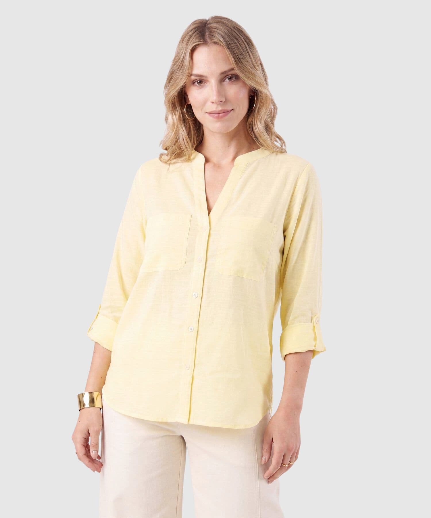 Blusa Guayacán Relajado azul marino para mujer, vista principal