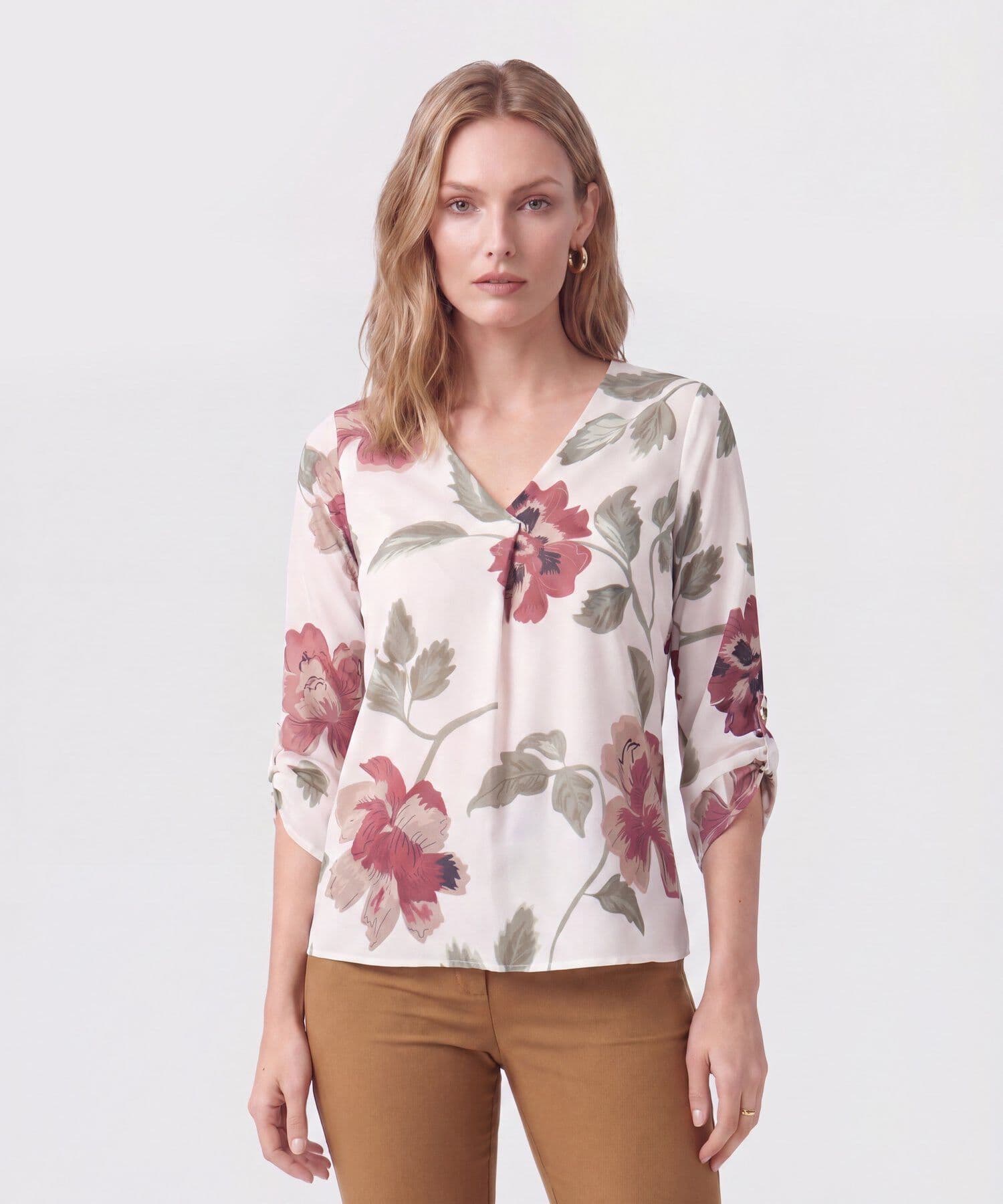Blusa Violeta Edición Índigo naranja para mujer, vista principal