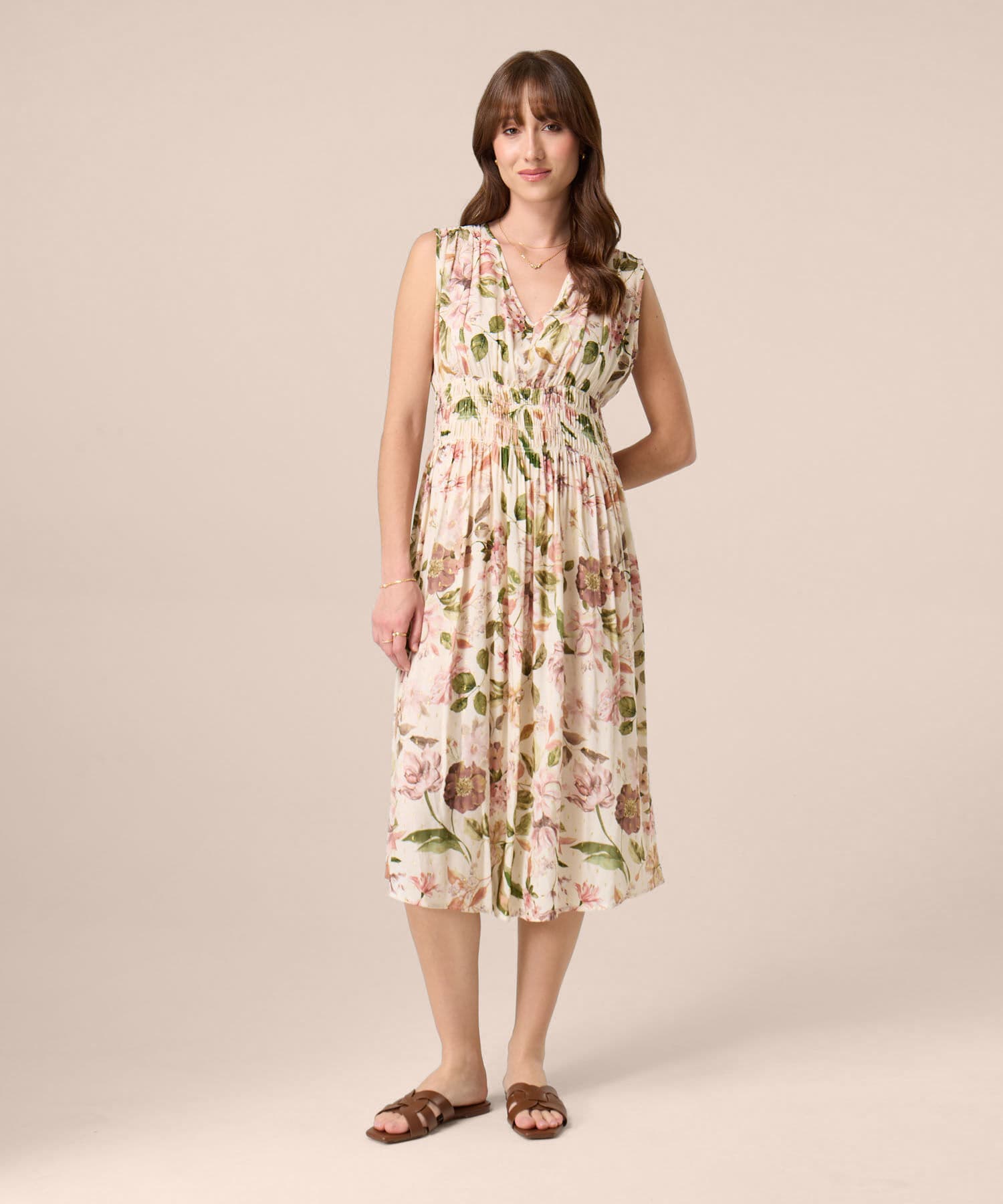 Vestido Coral Relajado gris humo para mujer, vista principal