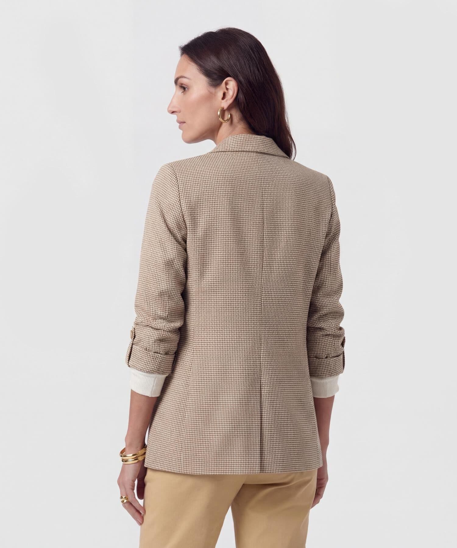 Chaqueta Flora Edición Índigo café para mujer, vista 4