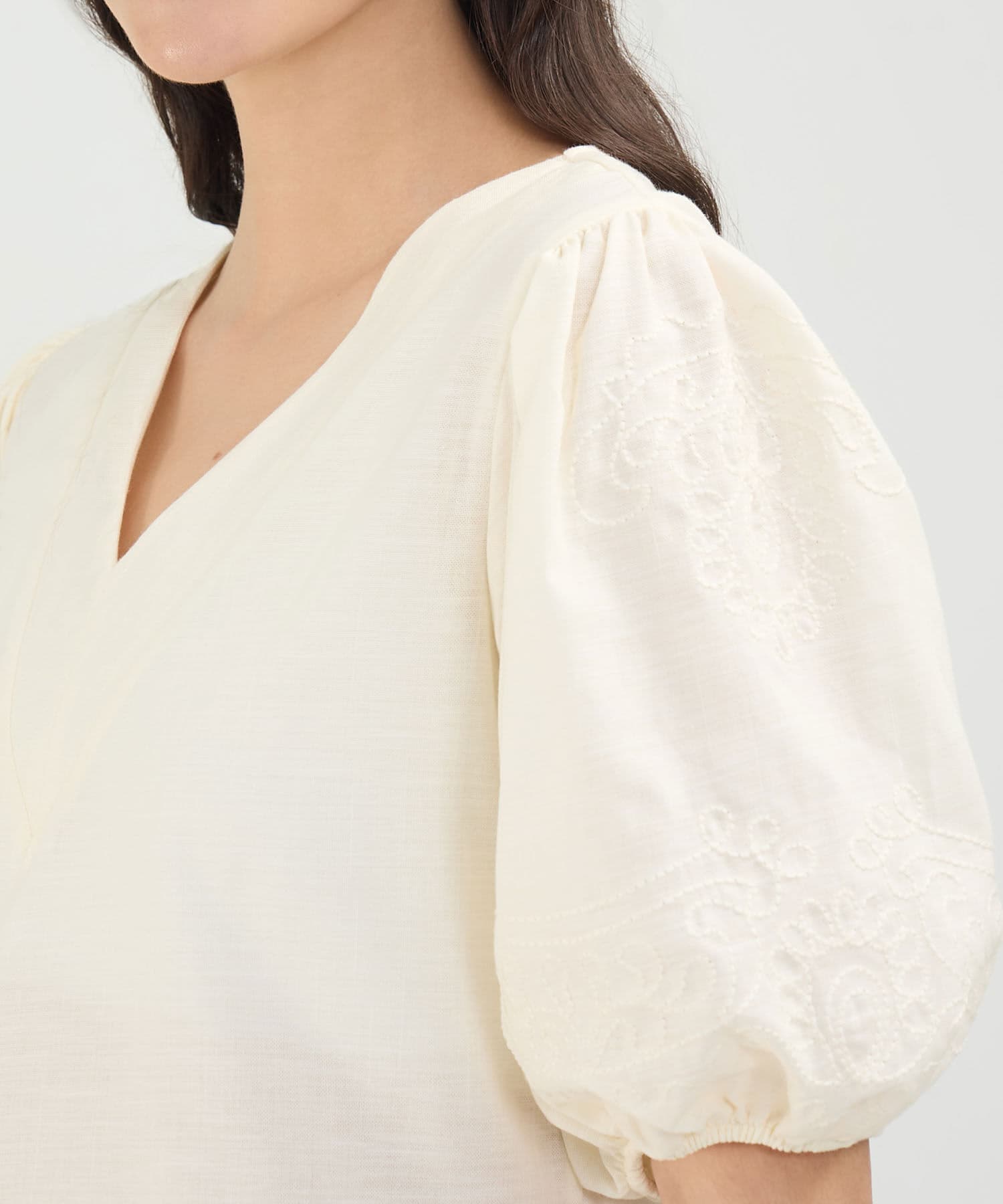 Blusa Laguna de Noche café para mujer, vista 3