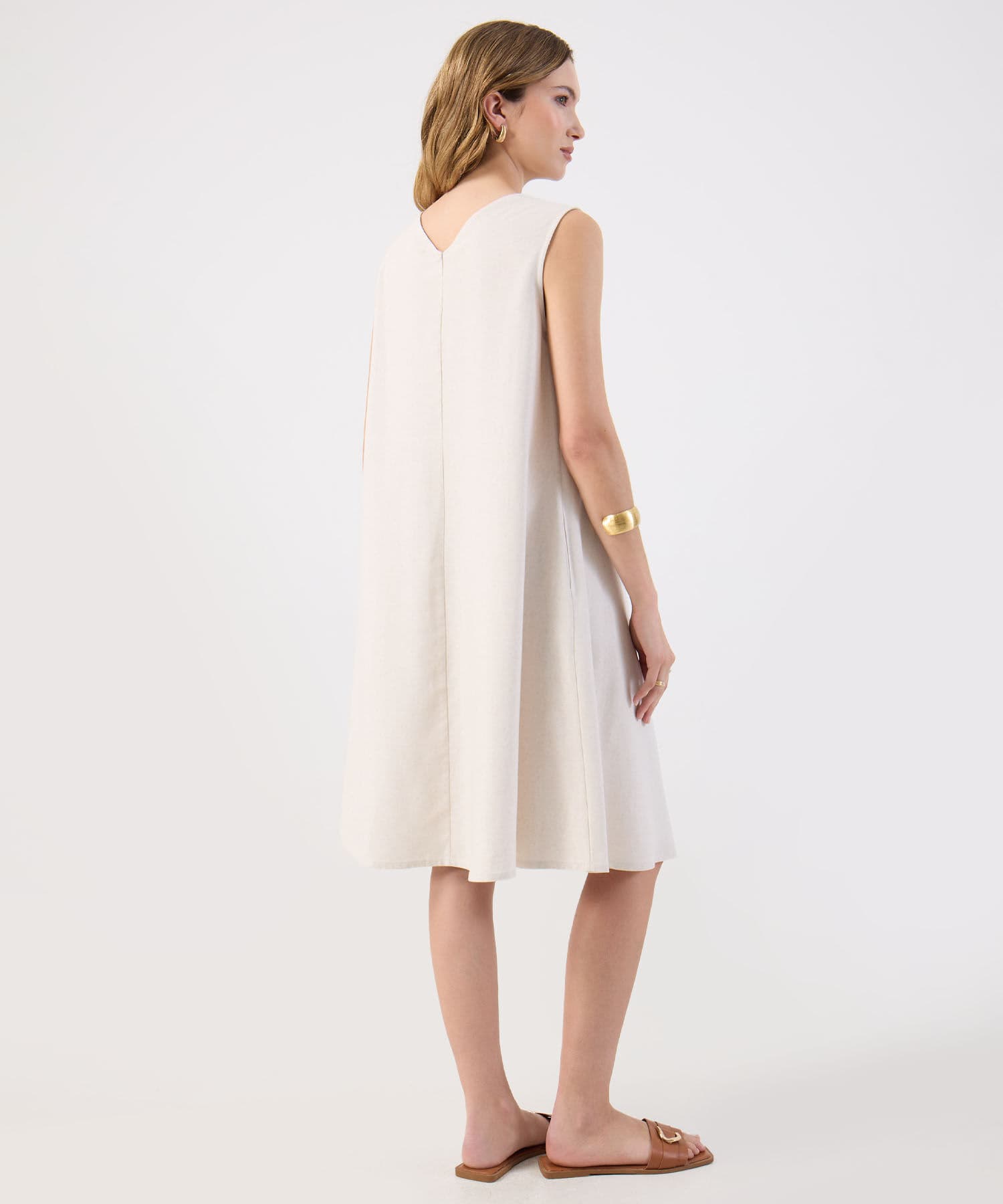 Vestido Granada Sastre blanco para mujer, vista 4